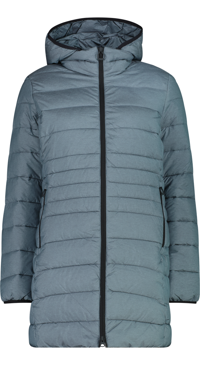 CMP Steppmantel "WOMAN PARKA ZIP HOOD" mit abnehmbarer Kapuze, sportlicher Stil, aus Nylon und Polyester