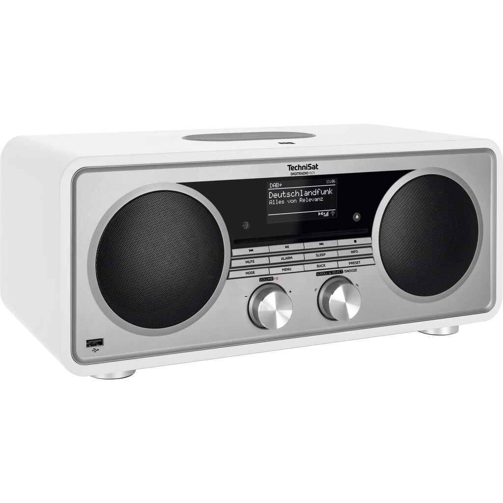 TechniSat Digitalradio (DAB+) »DIGITRADIO 601«, (A2DP Bluetooth-AVRCP Bluetooth-NFC-WLAN Digitalradio (DAB+)-Internetradio-UKW mit RDS 70 W)