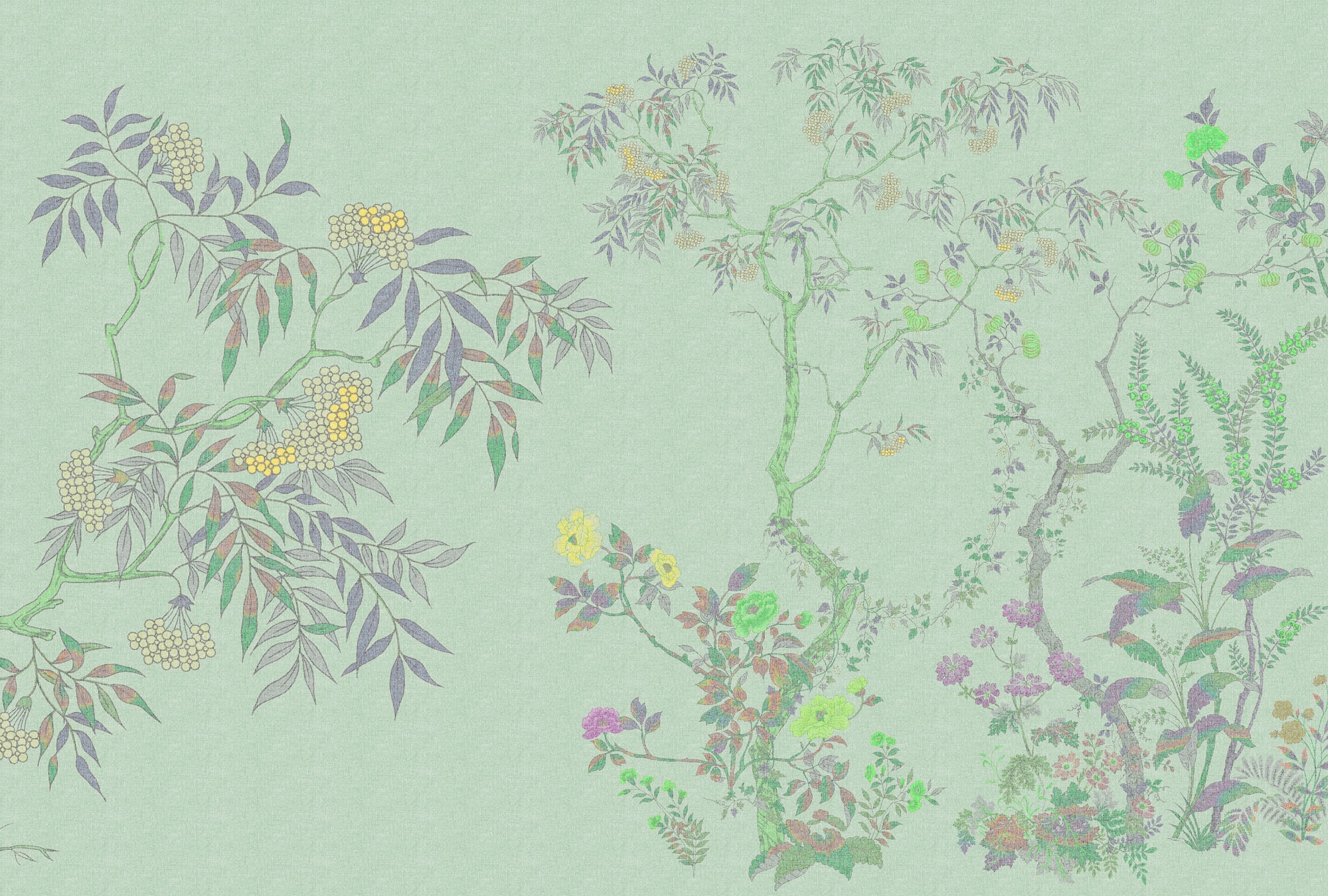 living walls Fototapete »Walls by Patel 5 Fototapete Botanisches Baumdesign« botanisch glatt Botanisches Baumdesign auf 200 g/m² Premium-Vlies
