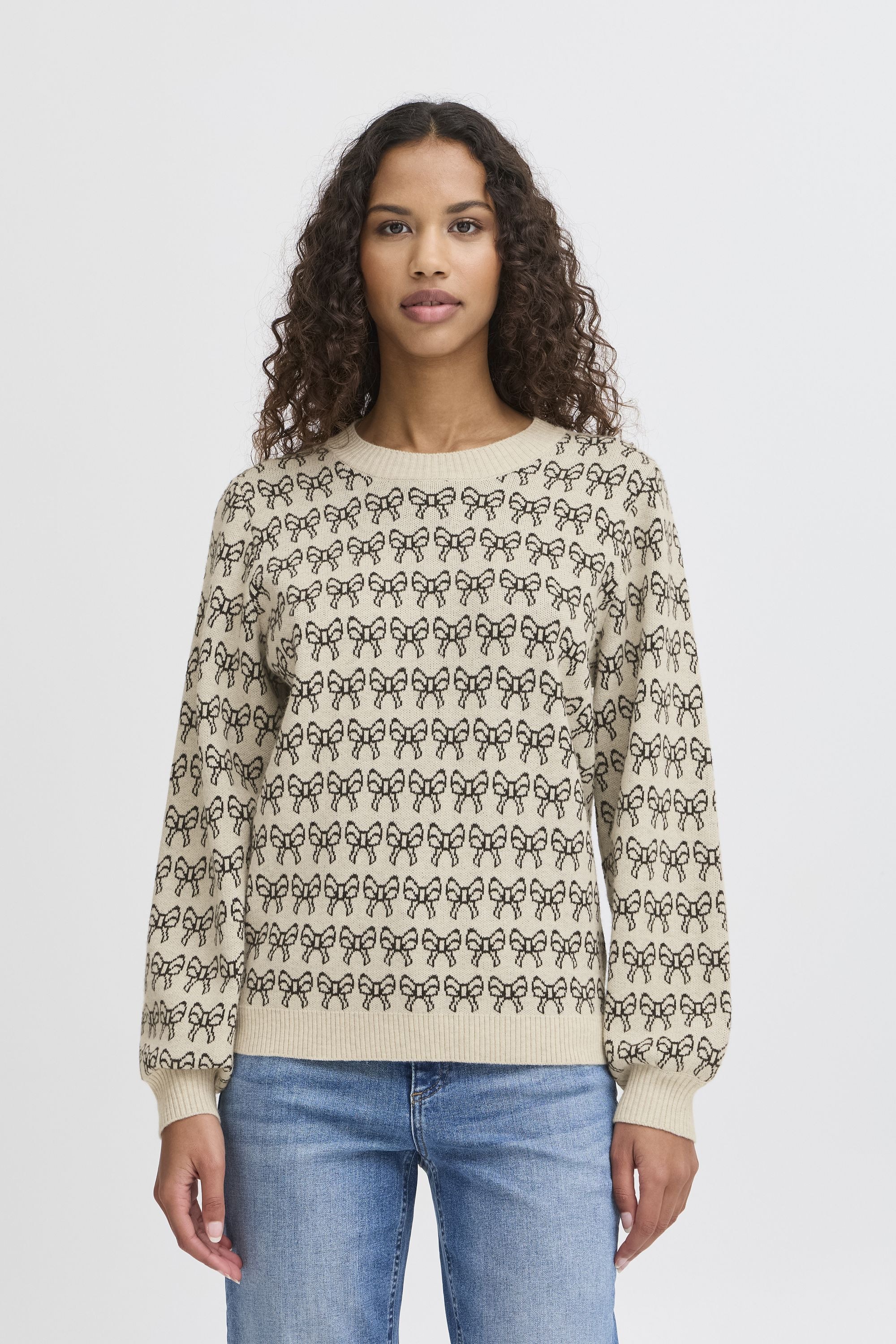 Ichi Strickfleece-Pullover »Strickpullover IHBRIELLE«