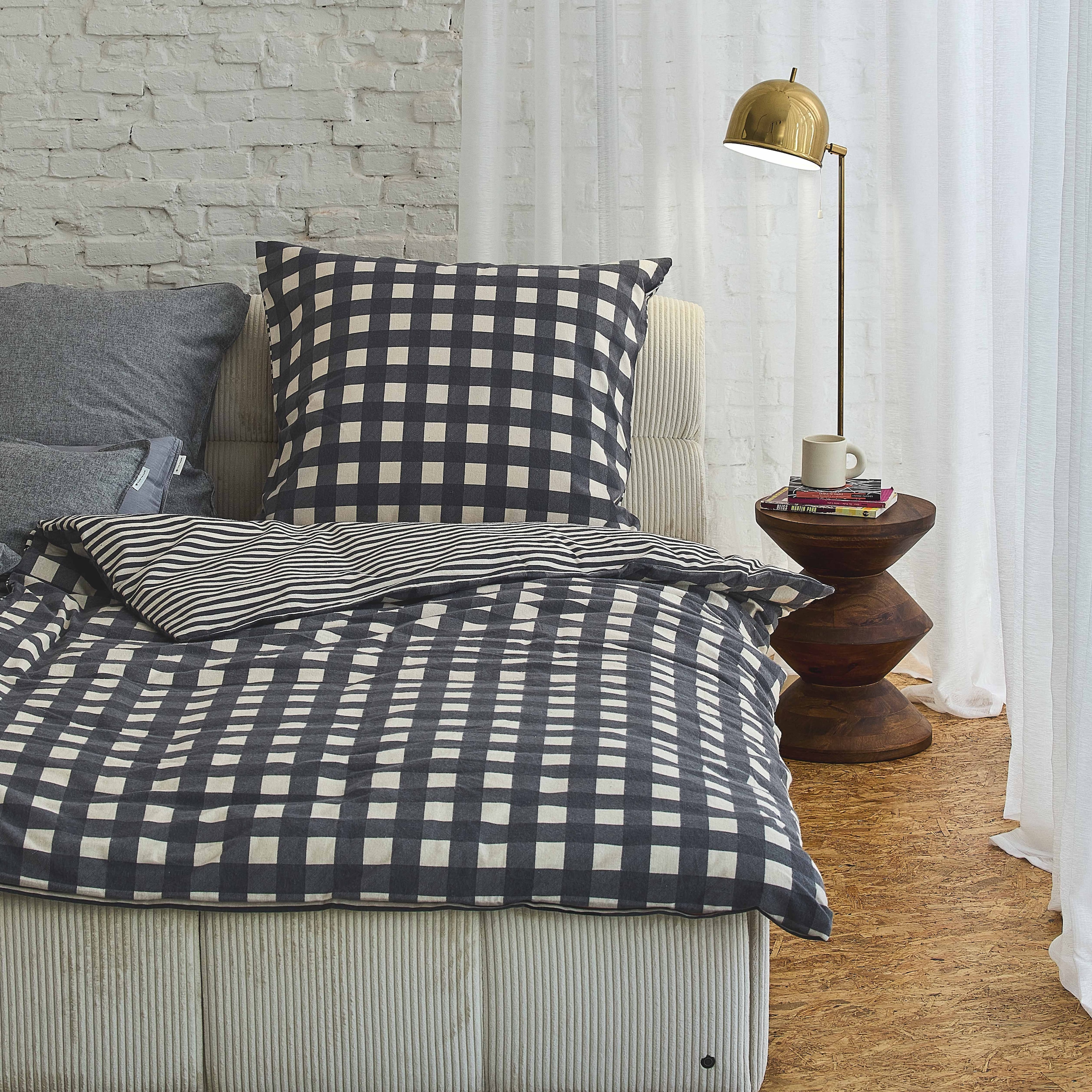 TOM TAILOR HOME Bettwäsche »CLASSIC CHECK in Gr. 135x200cm oder 155x220cm«, new bedroom, gewebtes Label