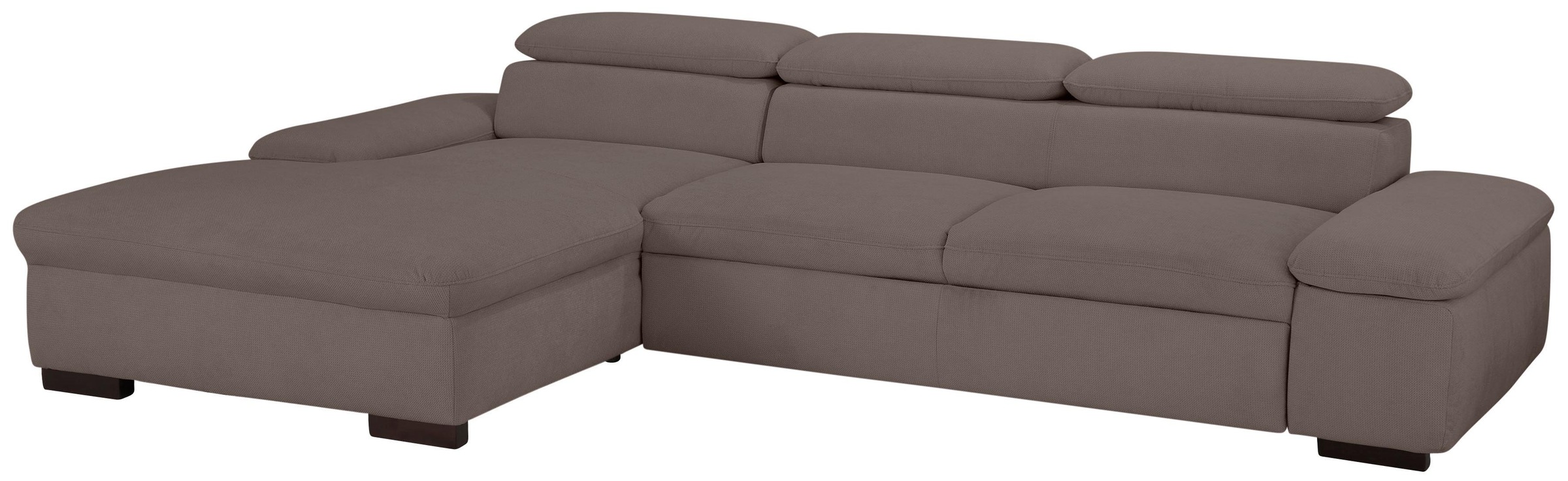 Home affaire Ecksofa "Alberto L-Form" mit Kopfteilverstellung, wahlweise mi günstig online kaufen