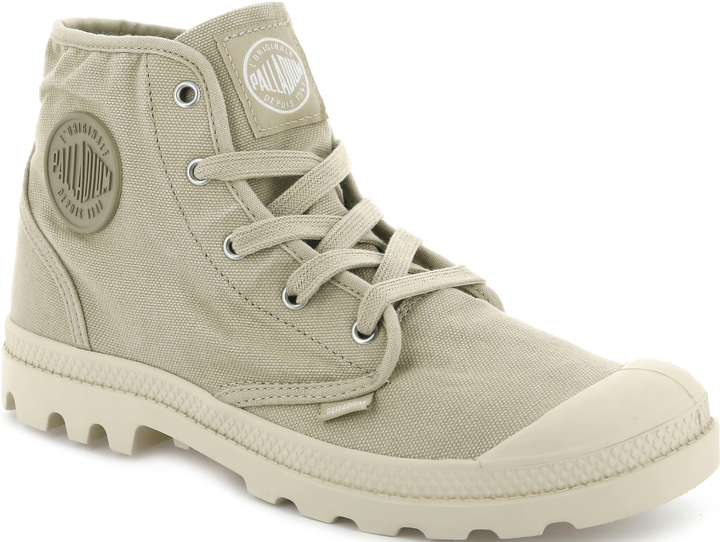 Palladium Schnürboots "PAMPA HI W", aus Textil