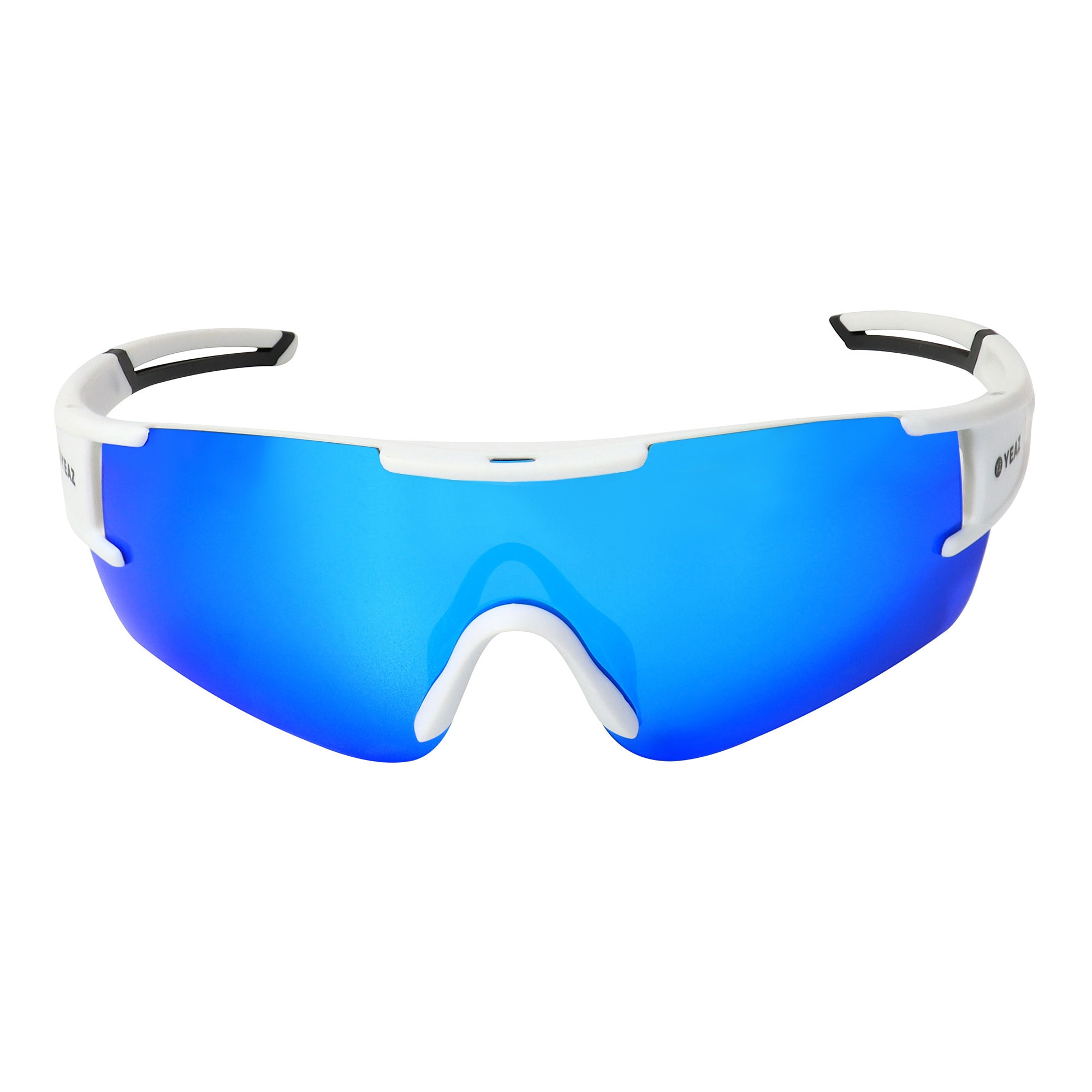 YEAZ Sportbrille »Sport-Sonnenbrille Bright White/Blue SUNBLOW«