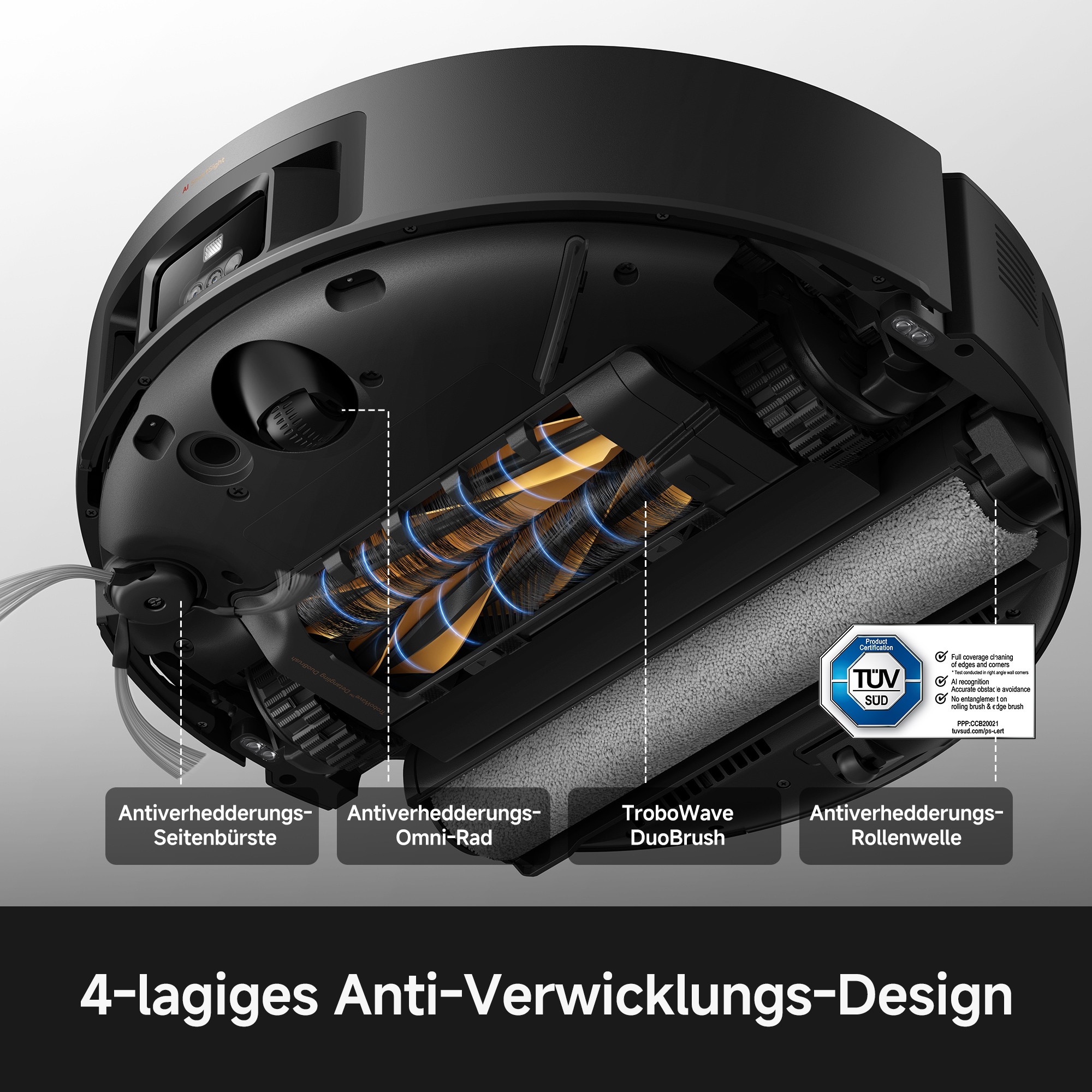 Mova Nass-Trocken-Saugroboter »Z70 Ultra Roller Complete« Red Dot Award-Gewinner 2026