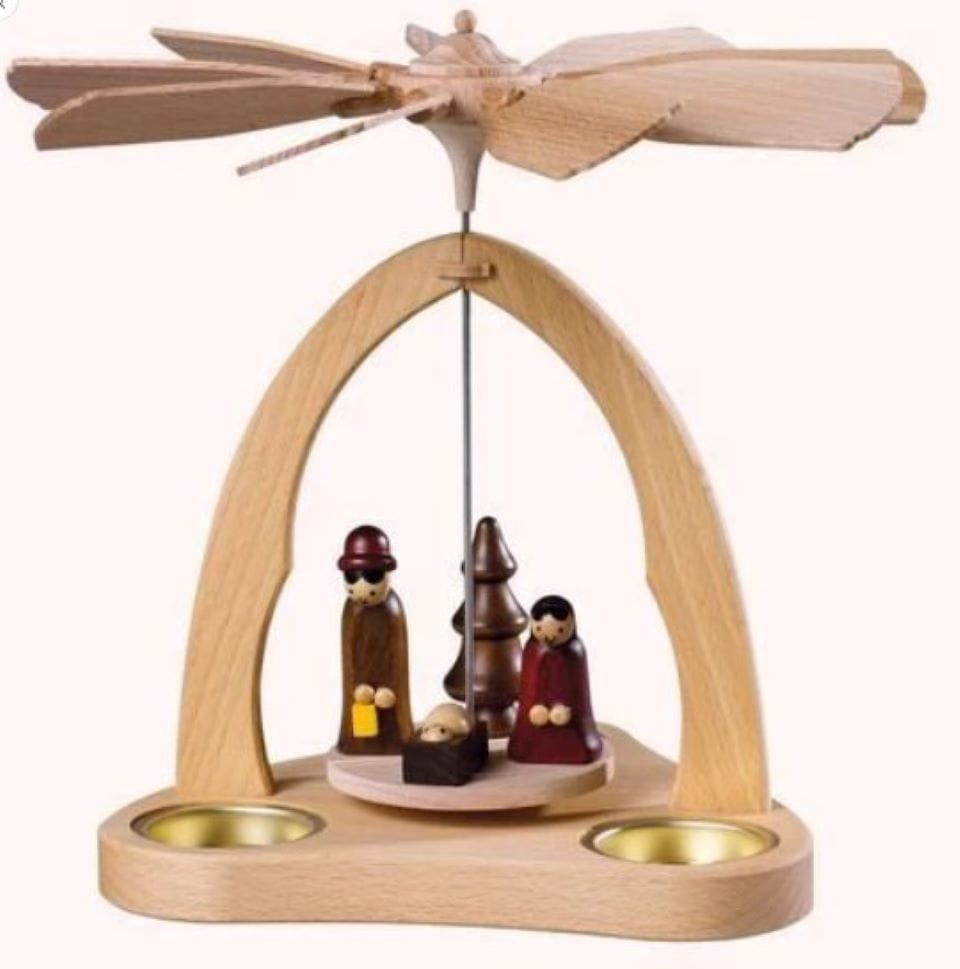 SAICO Original Weihnachtspyramide "Tischpyramide, Christi Geburt" für 3 Tee günstig online kaufen