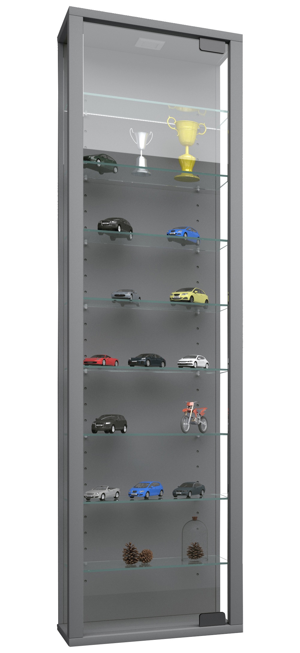 VCM Wandregal "Wandvitrine Hängevitrine Glasvitrine Stano Maxi" 1 Stk. tlg. günstig online kaufen