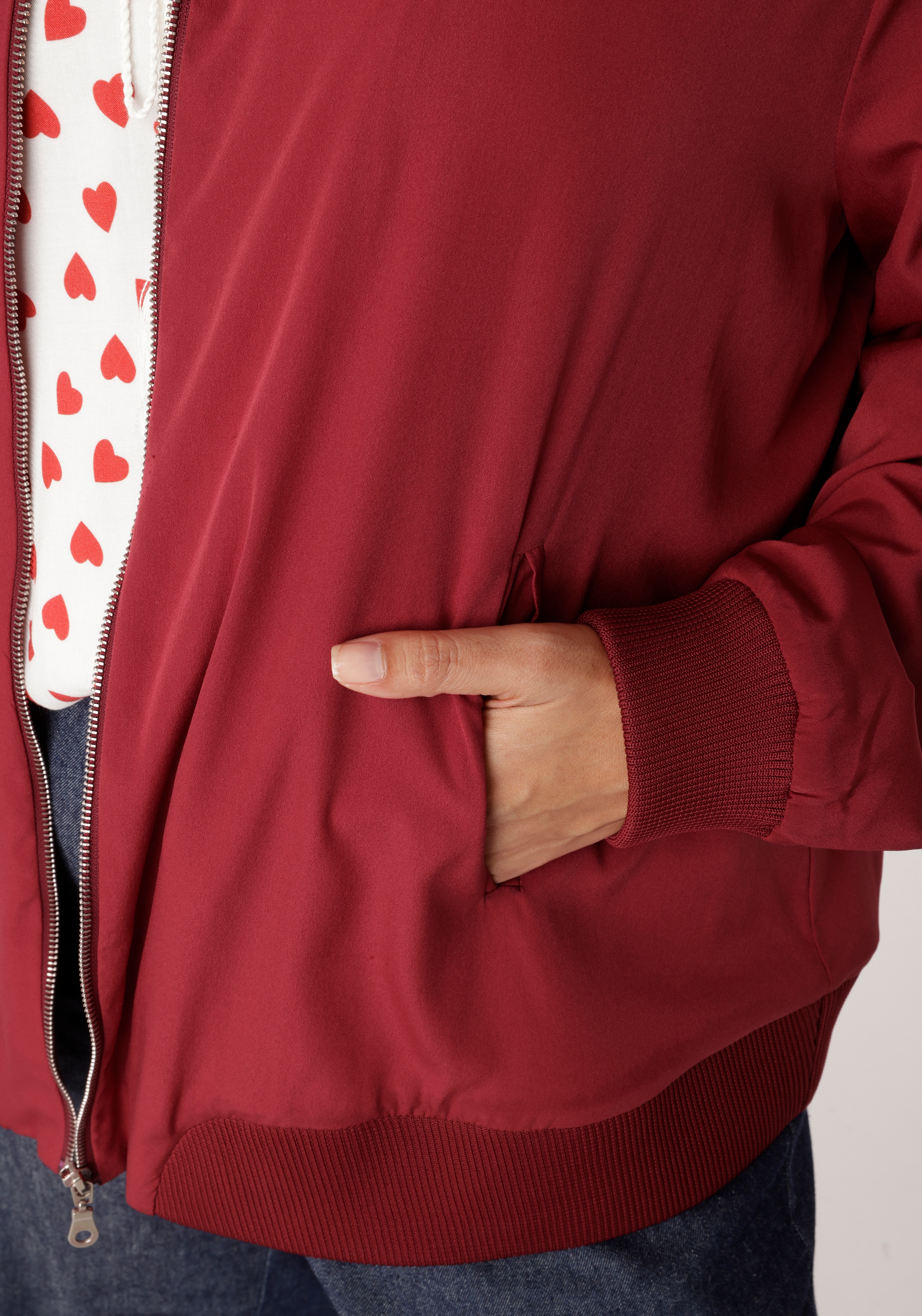 Aniston PLUS Blouson In Crepe-Qualität - NEUE KOLLEKTION