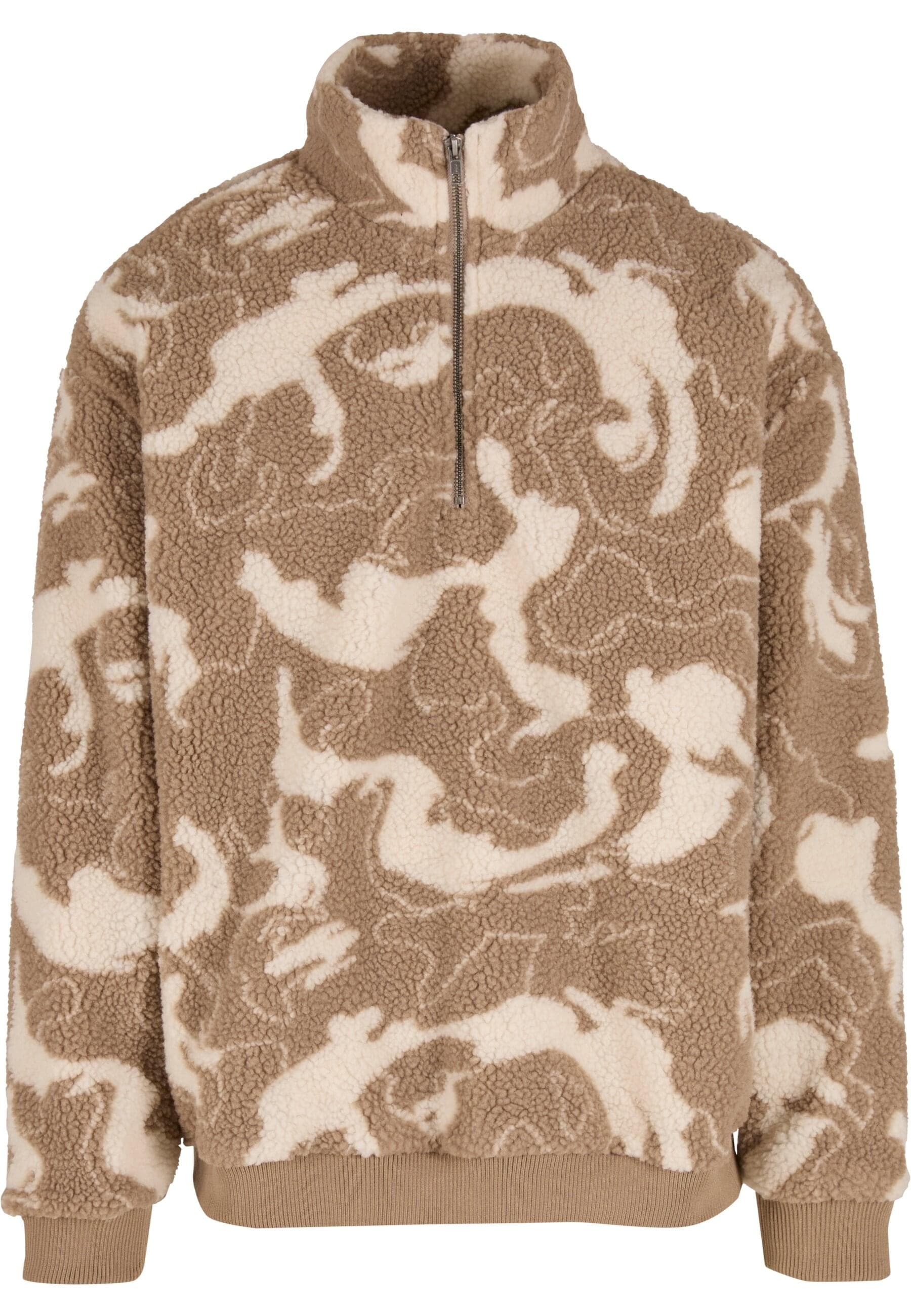 URBAN CLASSICS Sweater "Urban Classics Oversized Pattern Teddy Troyer", (1 günstig online kaufen