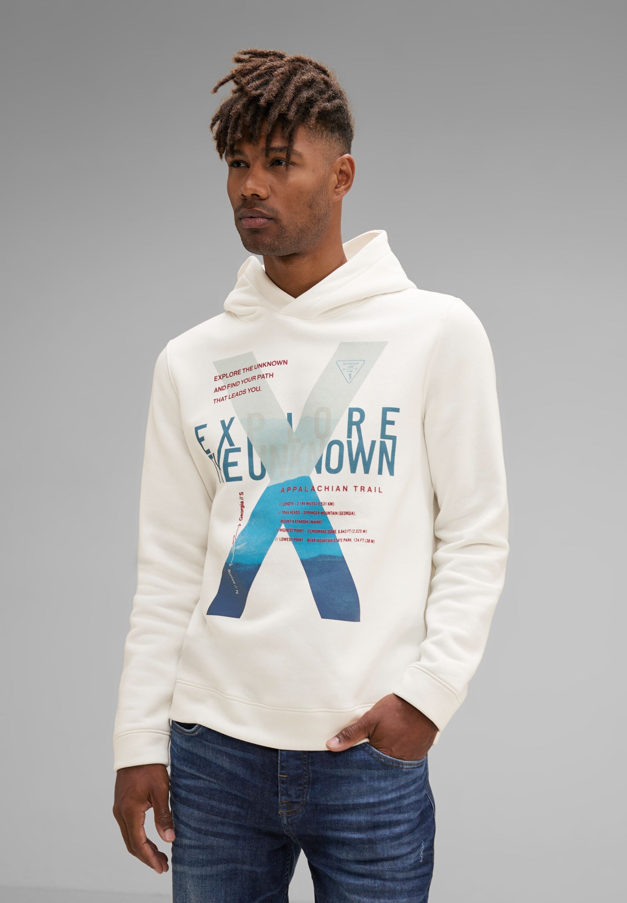 STREET ONE MEN Hoodie, soft und weich