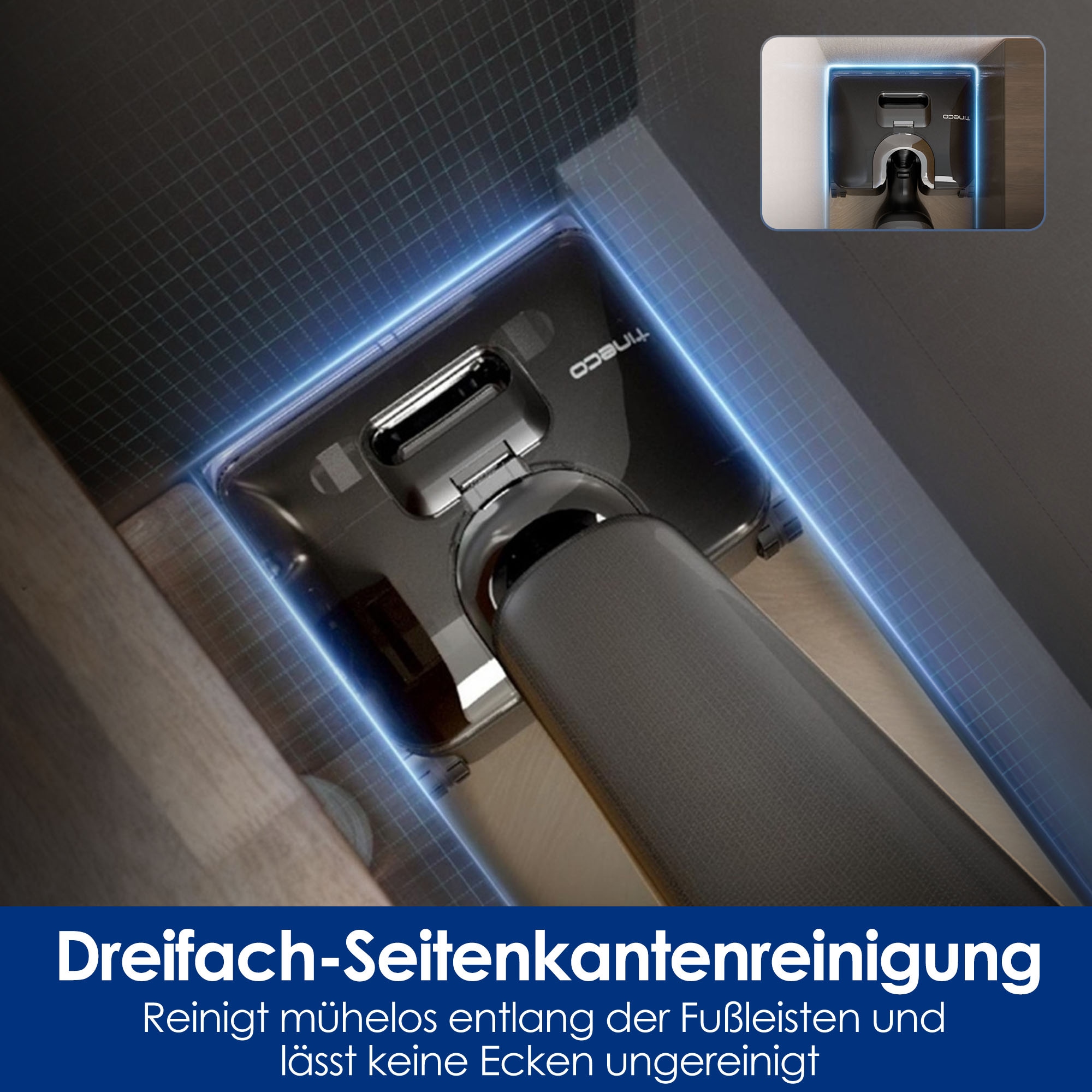 Tineco Nass-Trocken-Sauger »FLOOR ONE S9 Artist Steam Pro, Dampfreiniger mit 160°C Dampfreinigung« 22kPA Saugleistung, Selbstantrieb, 90 Minuten