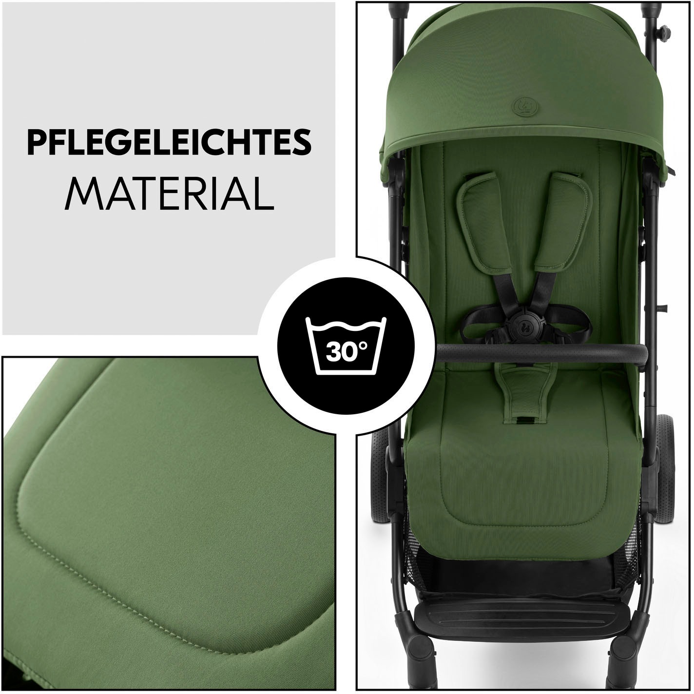 Hauck Kinder-Buggy »Travel N Care Plus Buggy, green«, 22 kg
