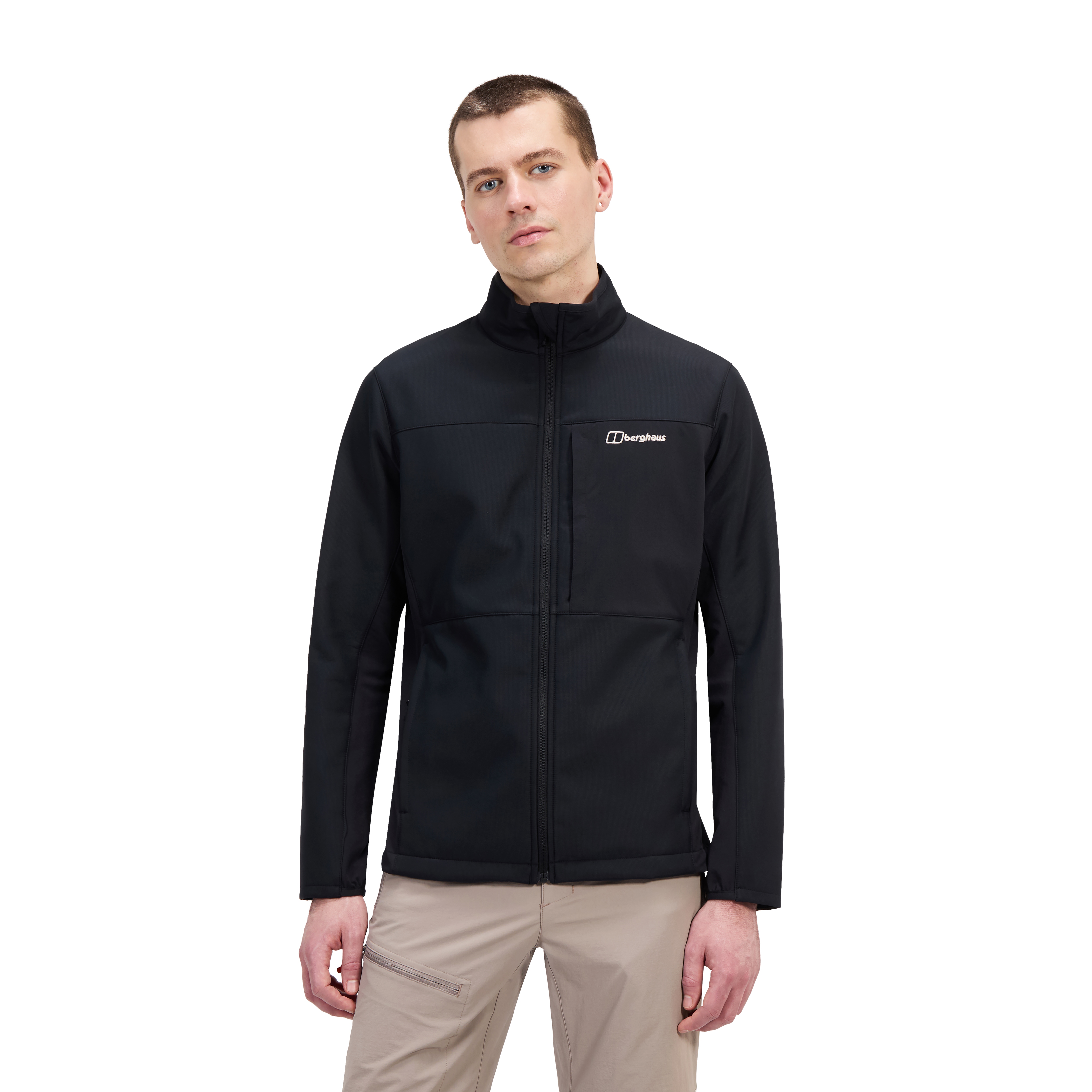 Berghaus Softshelljacke "M GHLAS 3.0 SOFTSHELL JKT" mit zahlreichen Taschen, aus dehnbarem Polyester, optimierte Passform
