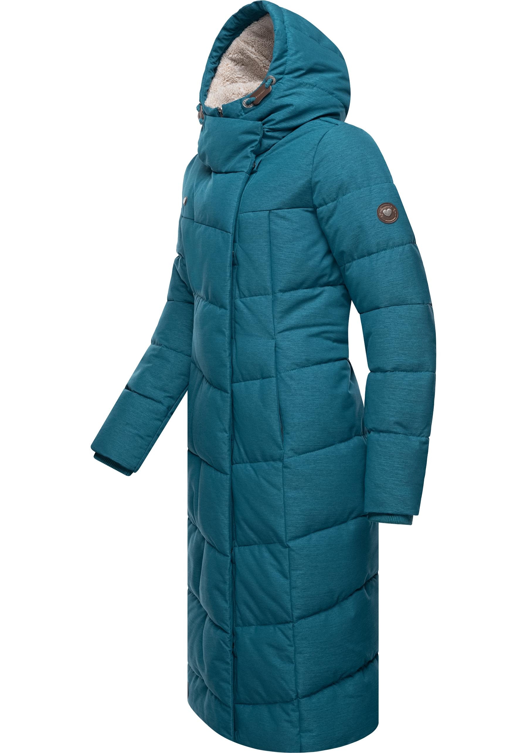 Ragwear Wintermantel "Pavla Long", extralanger Winterparka mit Teddyfutter günstig online kaufen