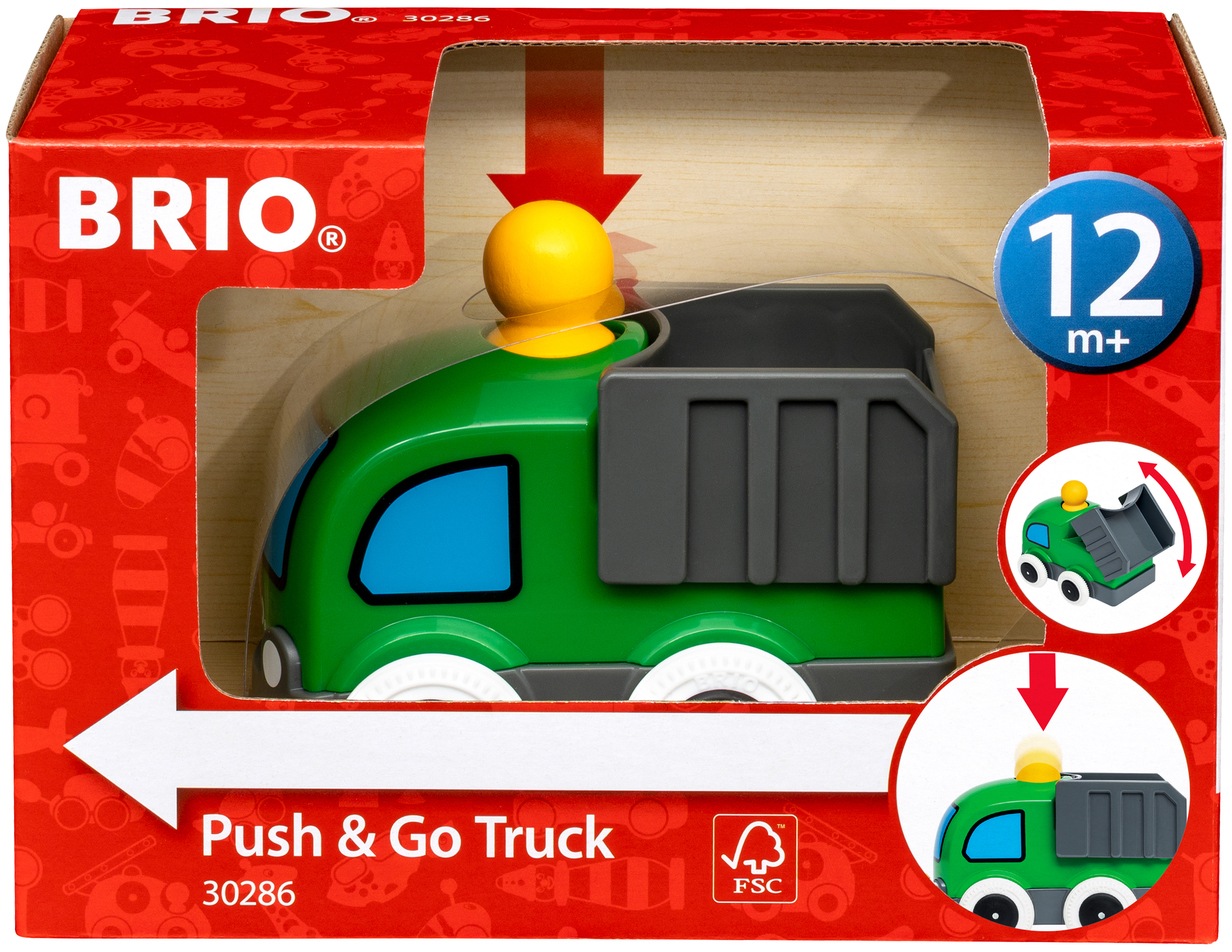 BRIO® Spielzeug-LKW »Push & Go«, FSC® - schützt Wald - weltweit