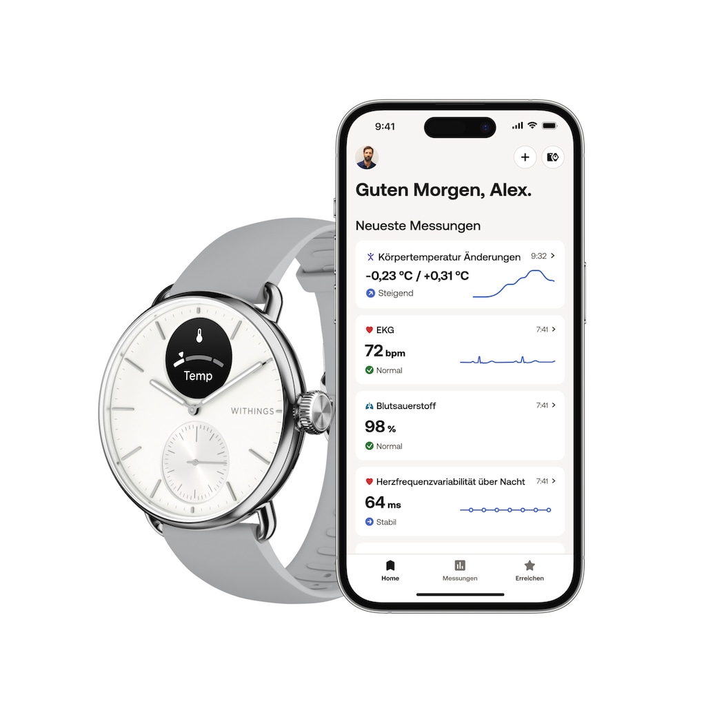 Withings Smartwatch »ScanWatch 2 (38 mm)«