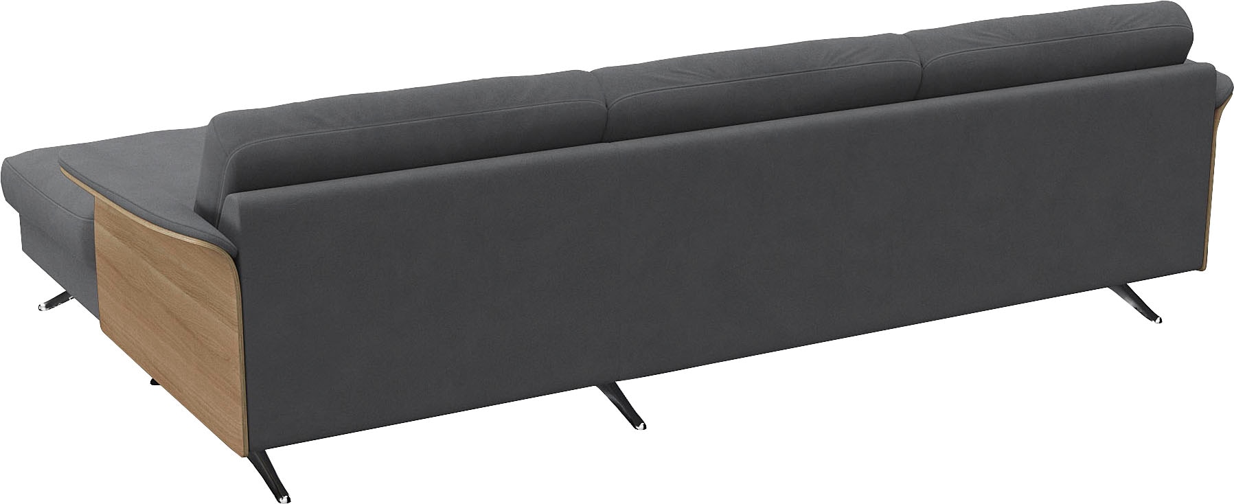 FLEXLUX Ecksofa »Glow bequem und komfortabel durch hochwertigen Sitzaufbau, L-Form«, Modernes skandinavisches Design