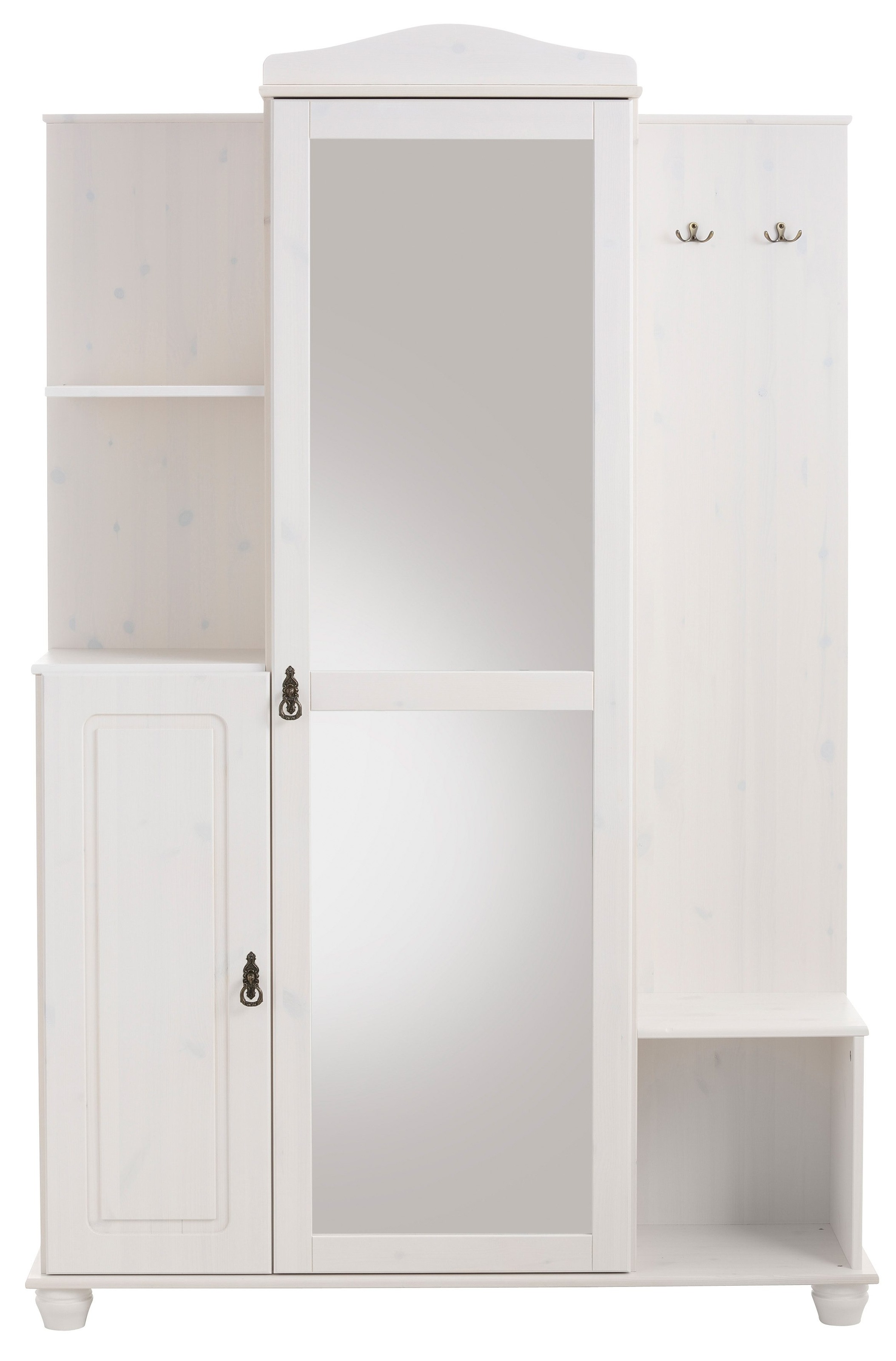 OTTO home Kompaktgarderobe "Finca" aus massivem Kiefernholz, mit vielen Sta günstig online kaufen