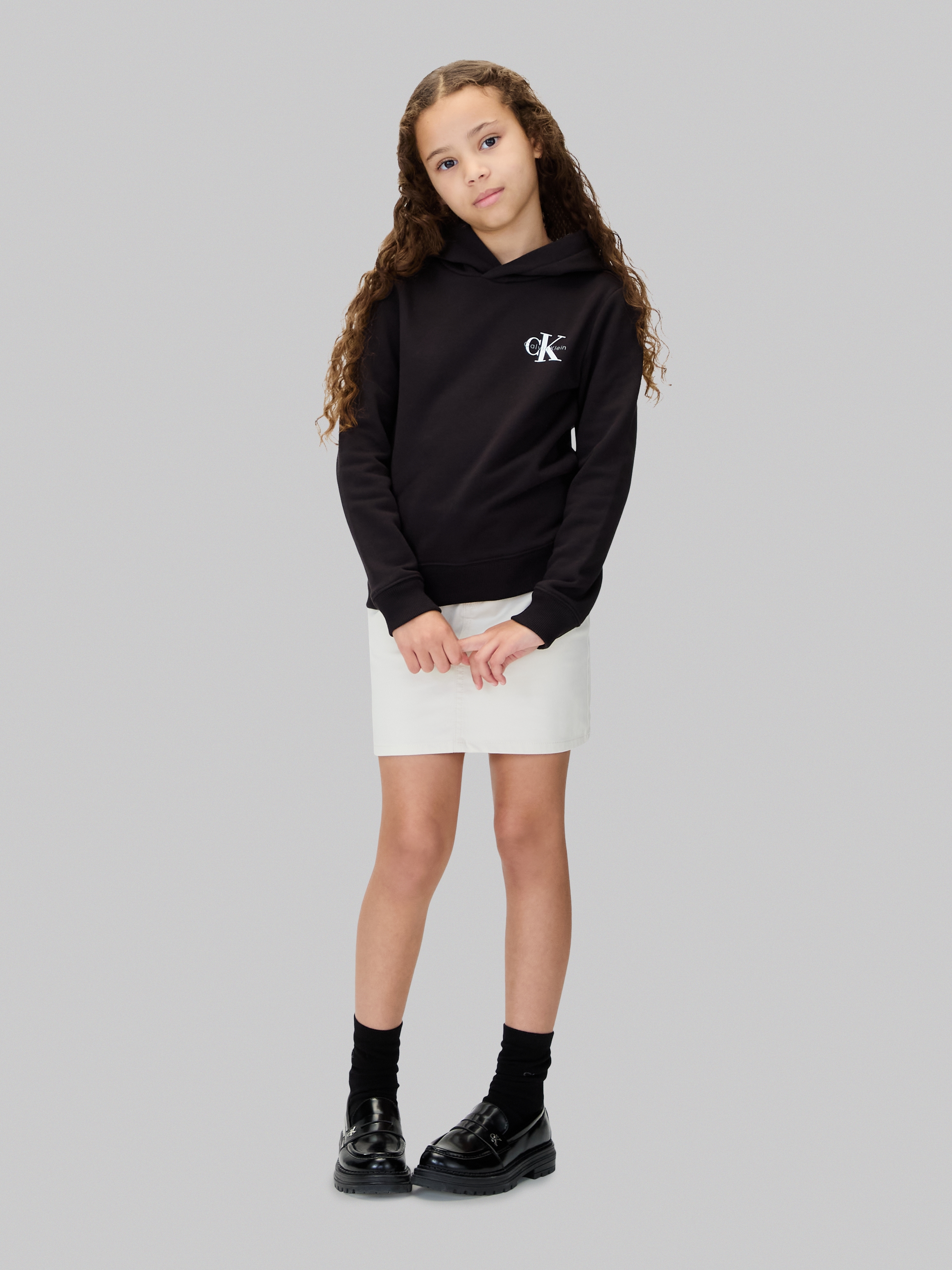 Calvin Klein Jeans Sweatshirt »SMALL MONOGRAM HOODIE«, für Kinder bis 16 Jahre, mit Kapuze