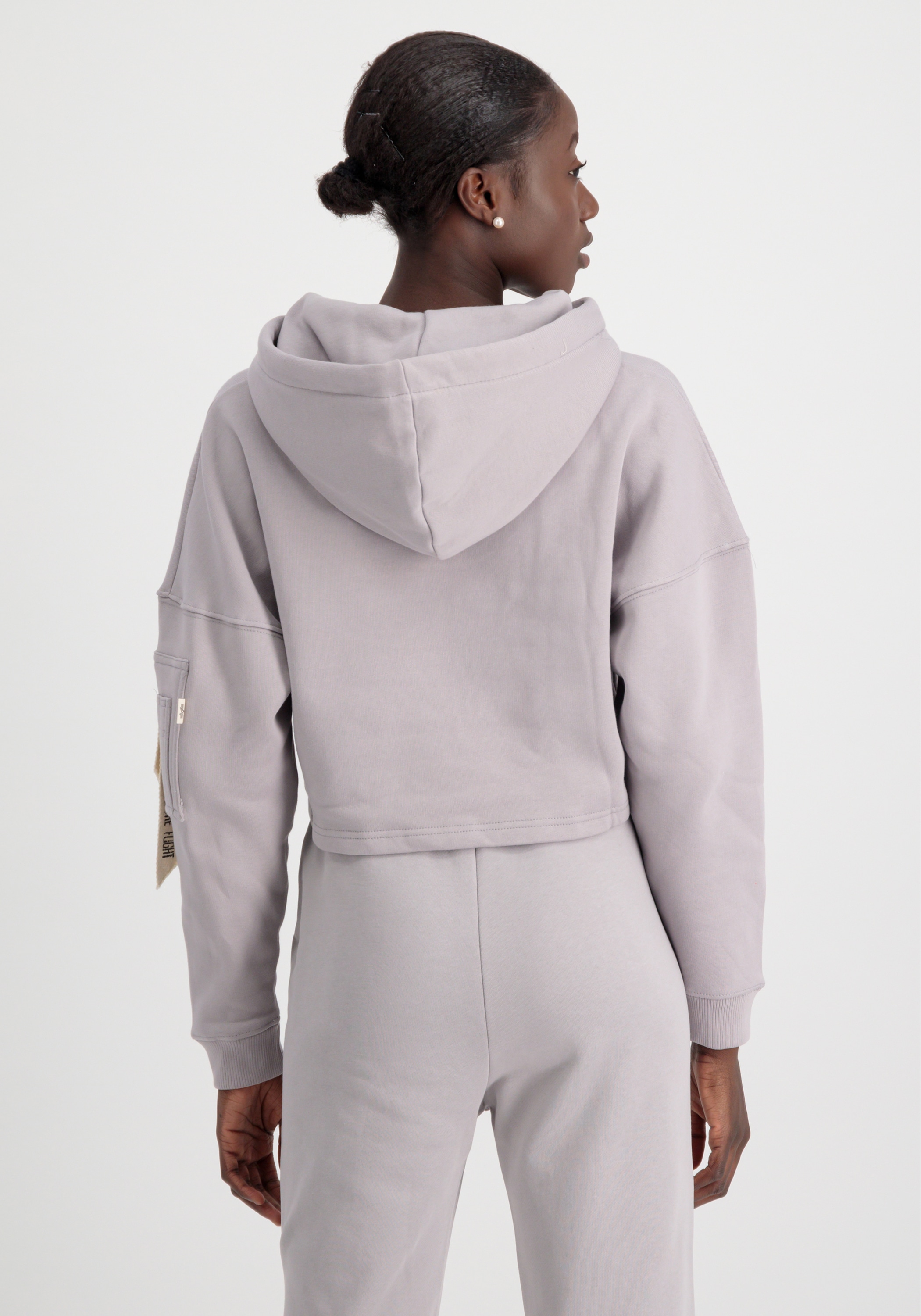 Alpha Industries Hoodie »Alpha Industries Women - Hoodies Organics Cropped OS Hoodie Wmn«