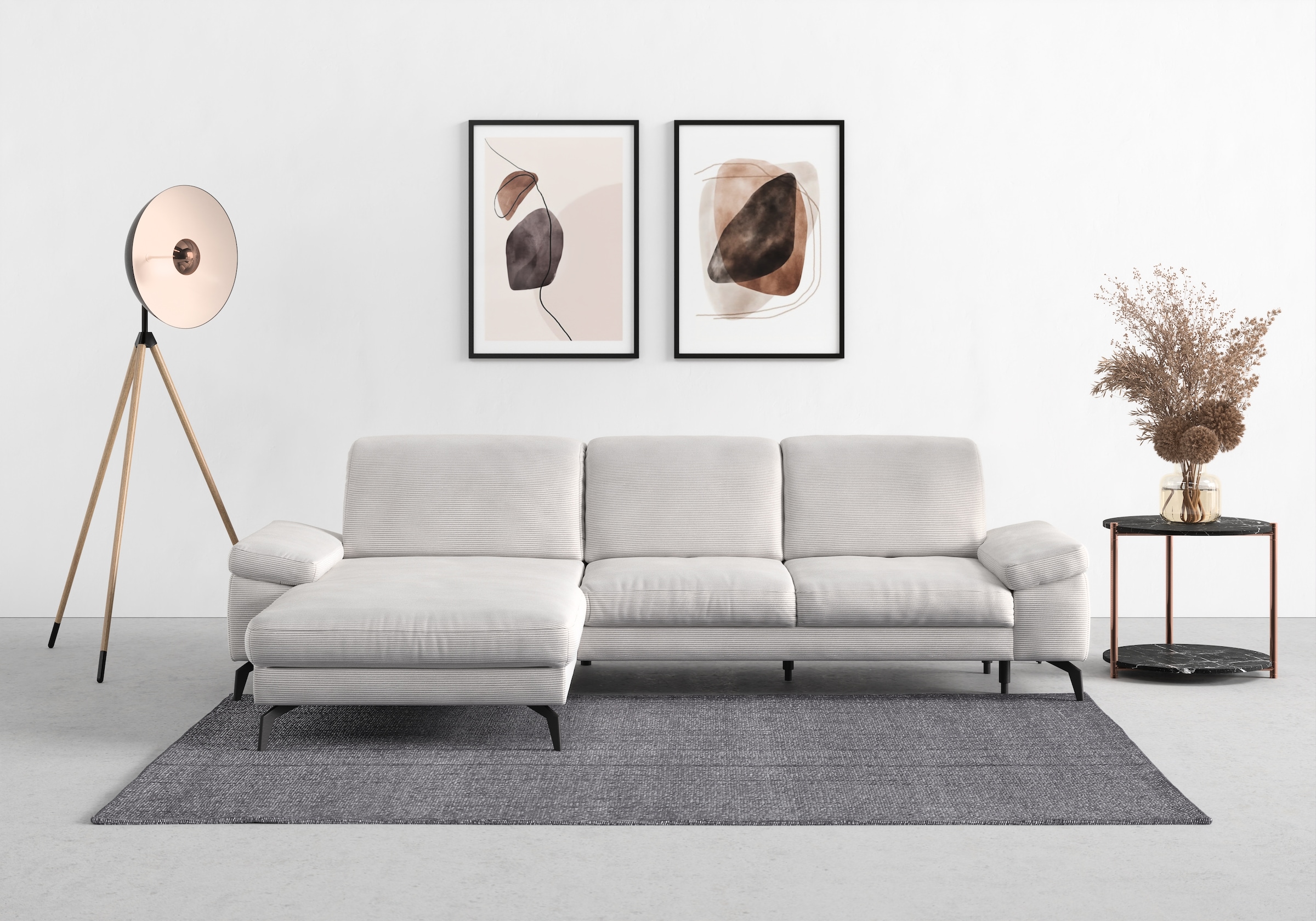 sit&more Ecksofa "Cabana L-Form", Recamiere, wahlweise mit Sitztiefen-, Arm günstig online kaufen