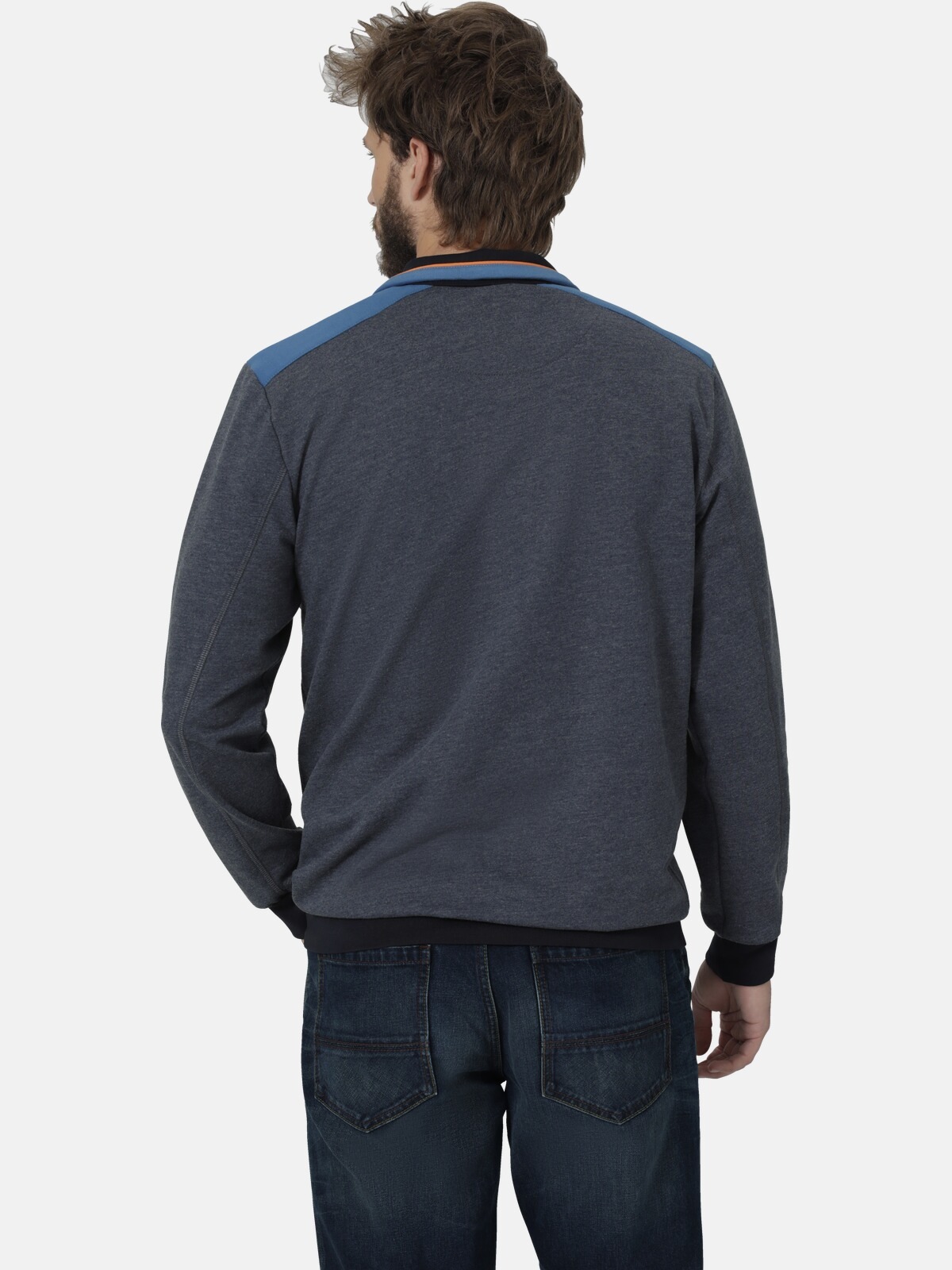 Sweatshirt BABISTA "Sweatshirt FIORAVENTO", Herren, Gr. XXL, blau (dunkelblau), Obermaterial: 50% Baumwolle CO. 50% Polyester COOLMAX PES(Coolmax)., Sweatshirts Sweatshirt 2