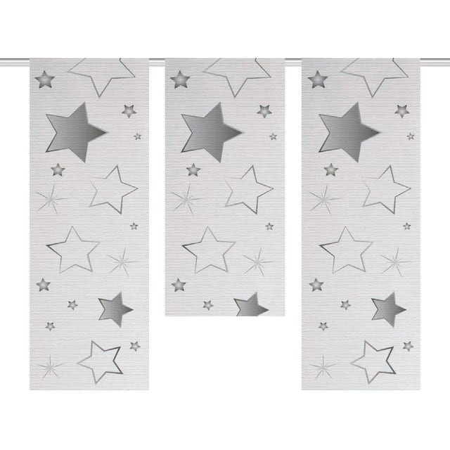 HOME WOHNIDEEN Vorhang »STARS«, (3 St.), Fensterset Bambus-Optik auf  Rechnung | BAUR