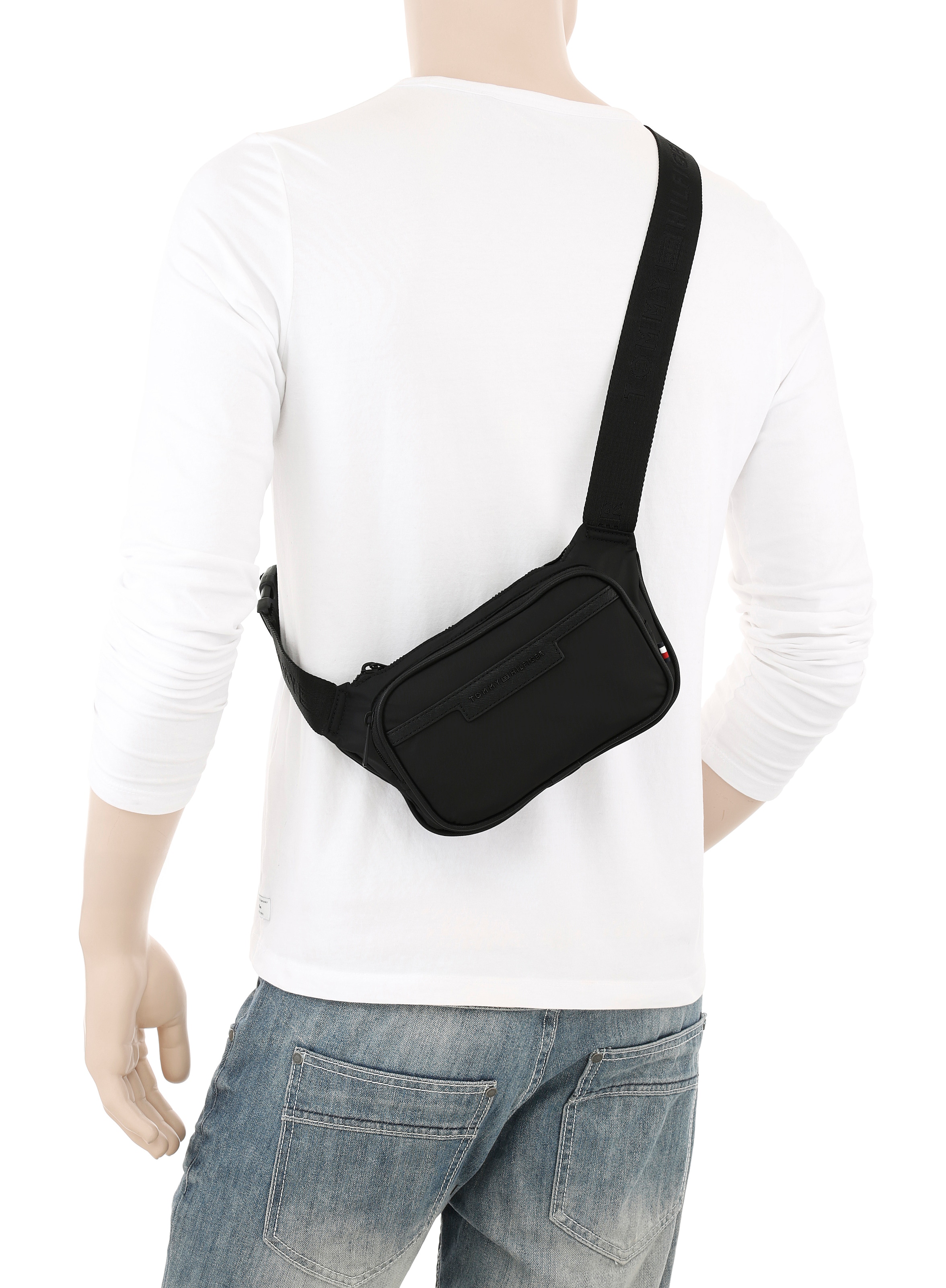 Tommy Hilfiger Gürteltasche »TH REPREVE BUMBAG«, Men Bauchtasche, Minibag, Bauchgurt mit Clickverschluss