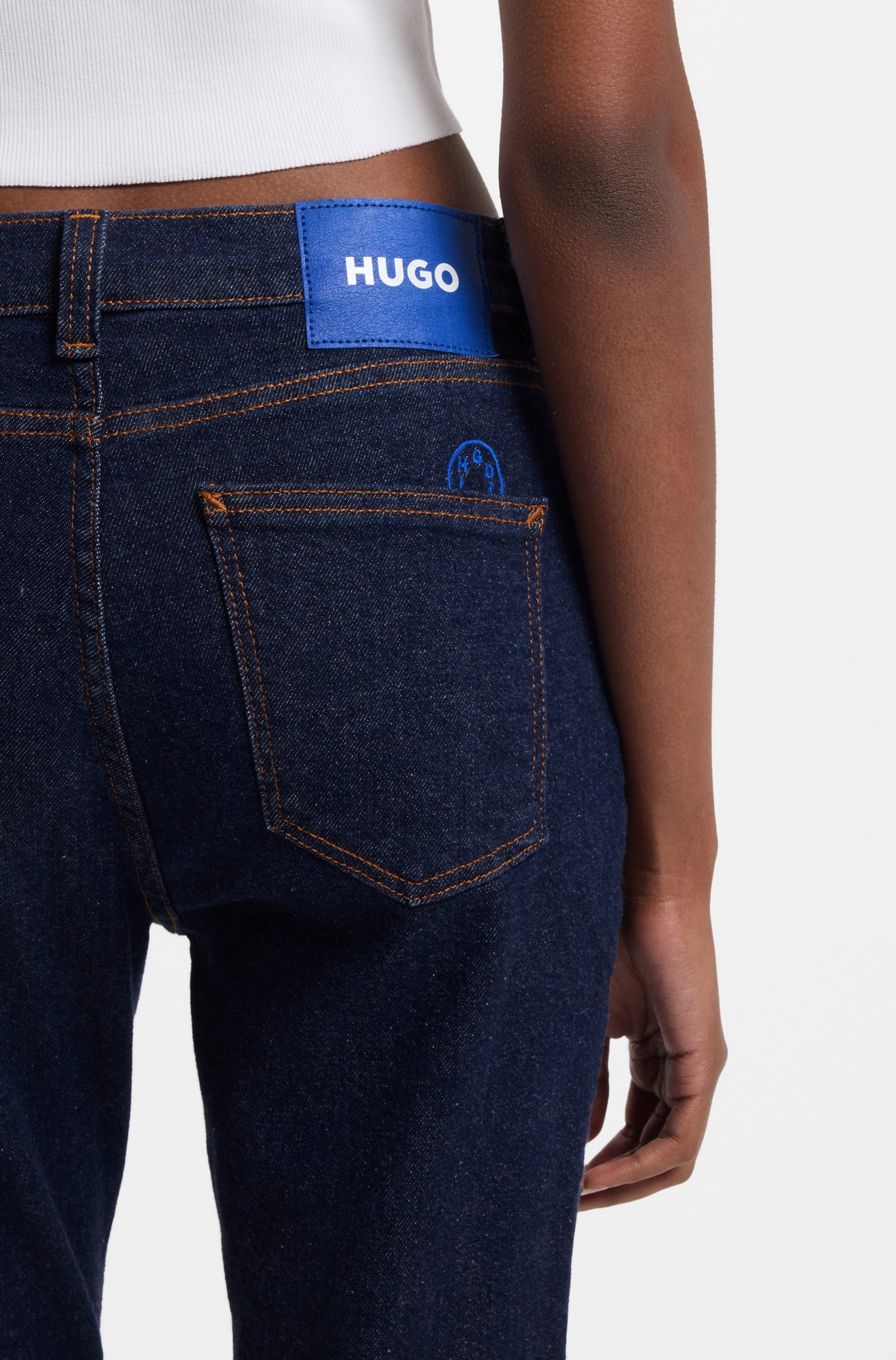 HUGO Blue Skinny-fit-Jeans »Malu« Skinny Fit mit mittlerer Leibhöhe