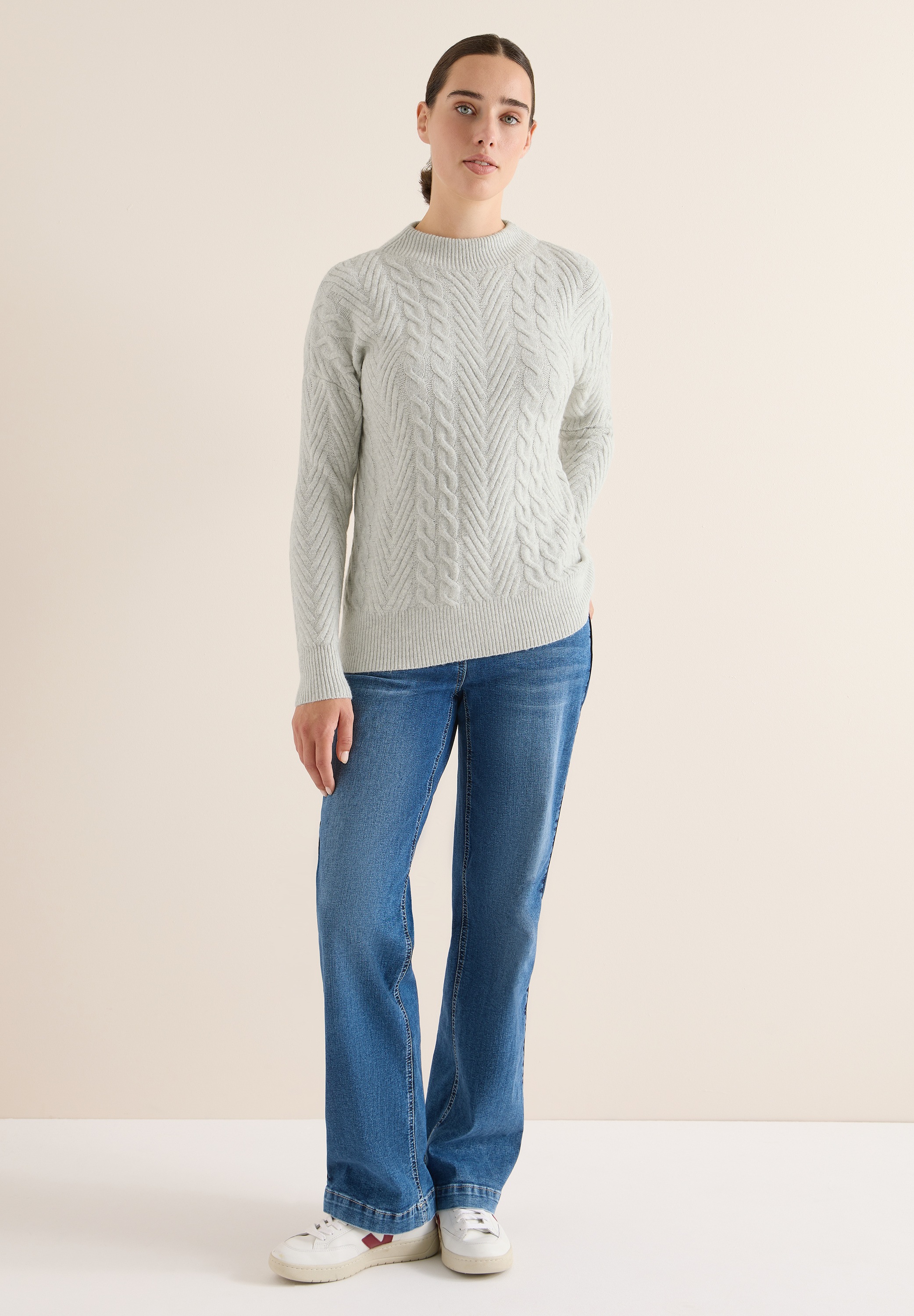 Cecil Strickpullover Metal Grey XXL 6