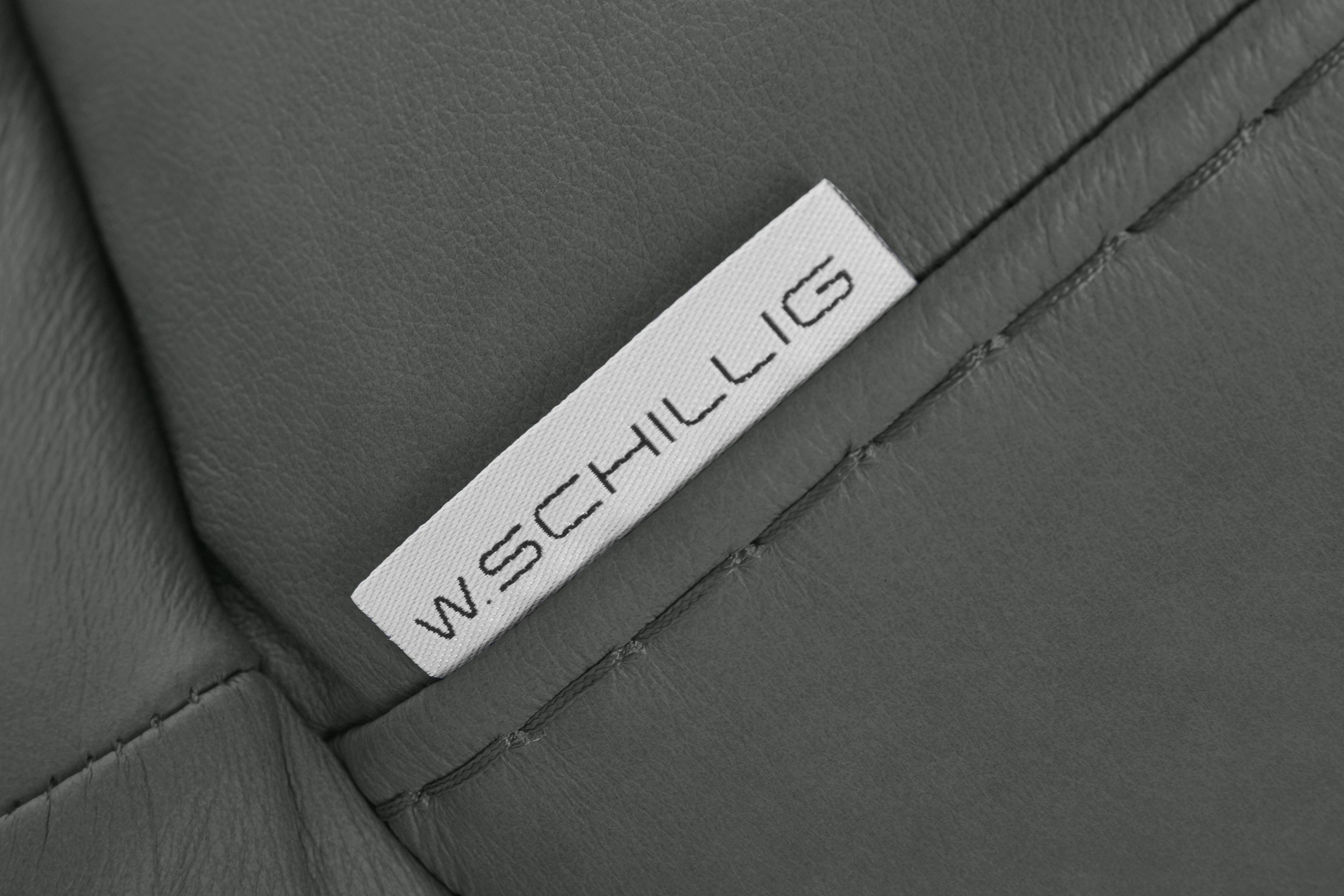 W.SCHILLIG 2,5-Sitzer »montanaa«, mit Metallkufen in Schwarz pulverbeschichtet, Breite 232 cm