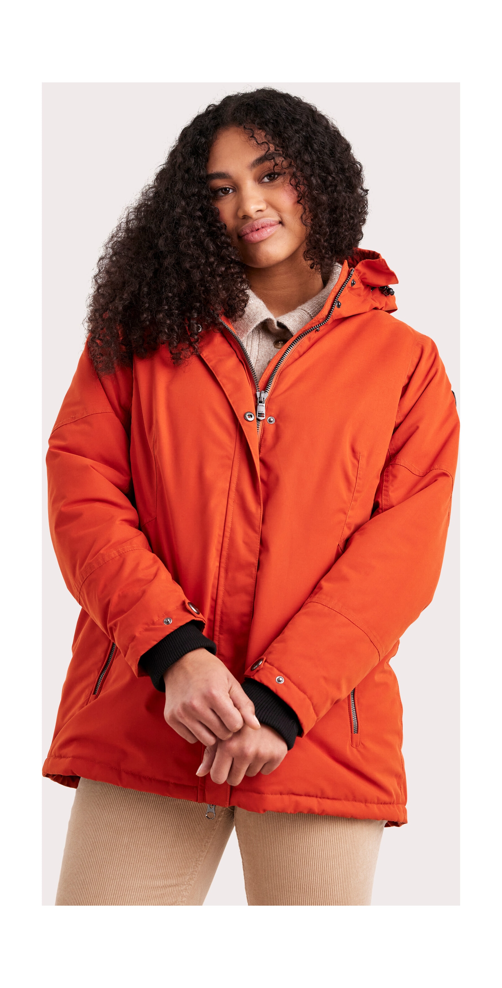 STOY Funktionsjacke »STW 4 WMN JCKT« Wasserdicht, atmungsaktiv, mit Teddy Fleece, abnehmb. Kapuze