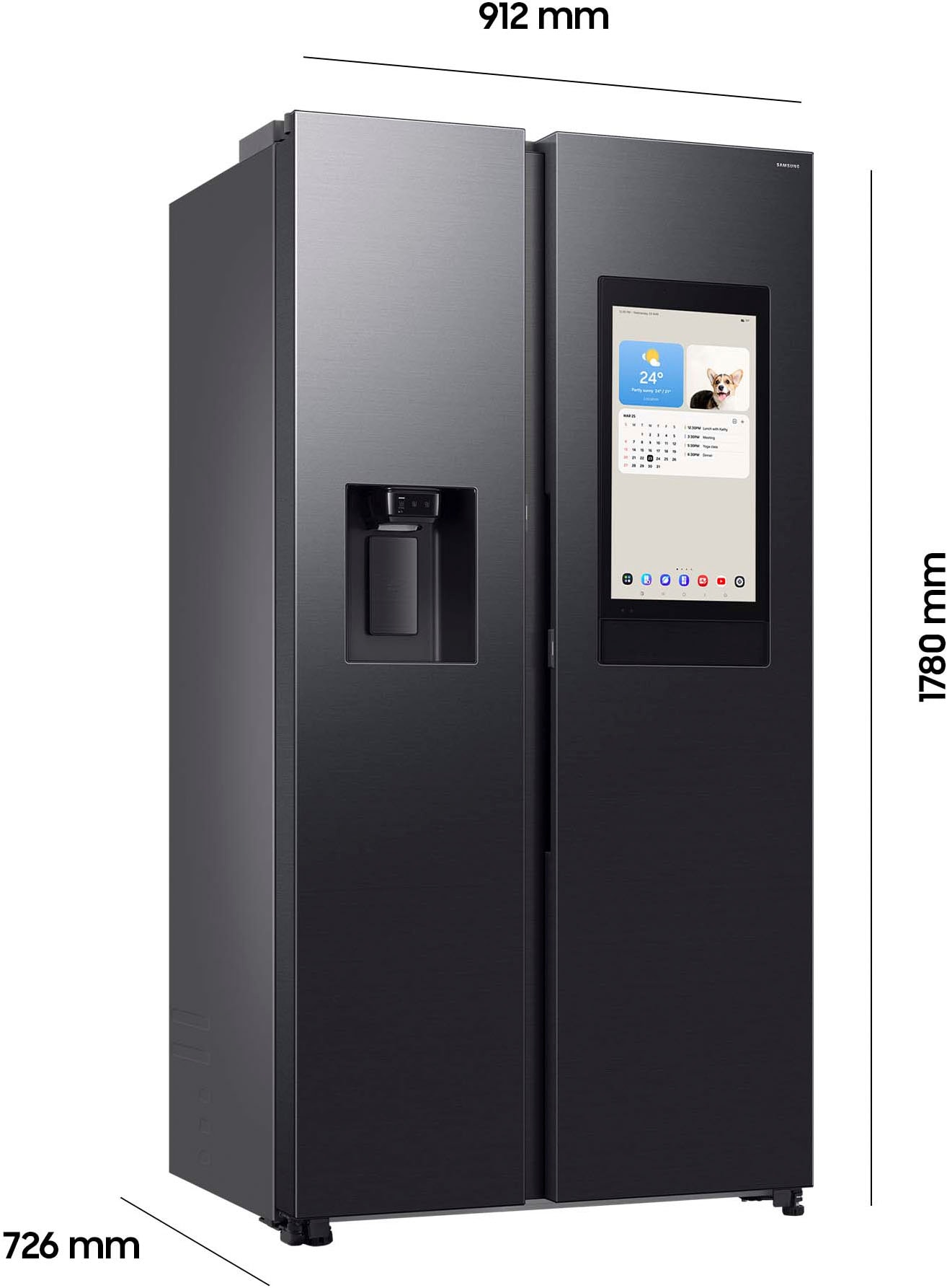 Samsung Side-by-Side RS97F »RS90F67BEF«