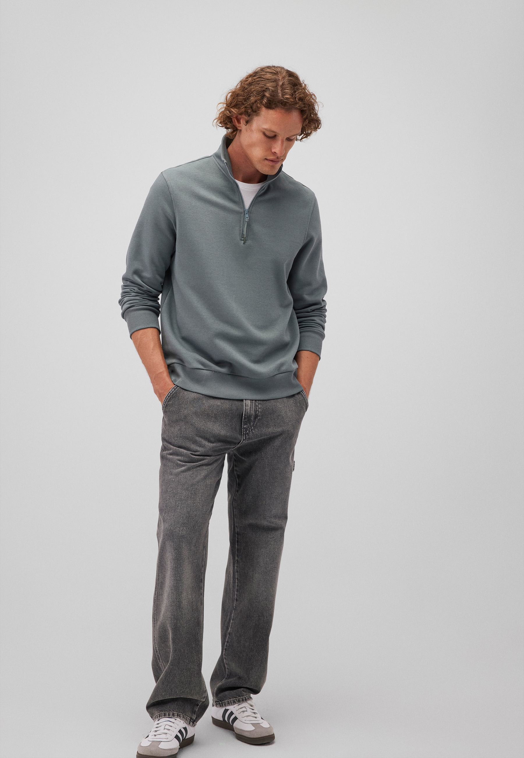 Mavi Troyer "HALF ZIP SWEATSHIRT", Basic, Semi Basic Sweatshirts günstig online kaufen