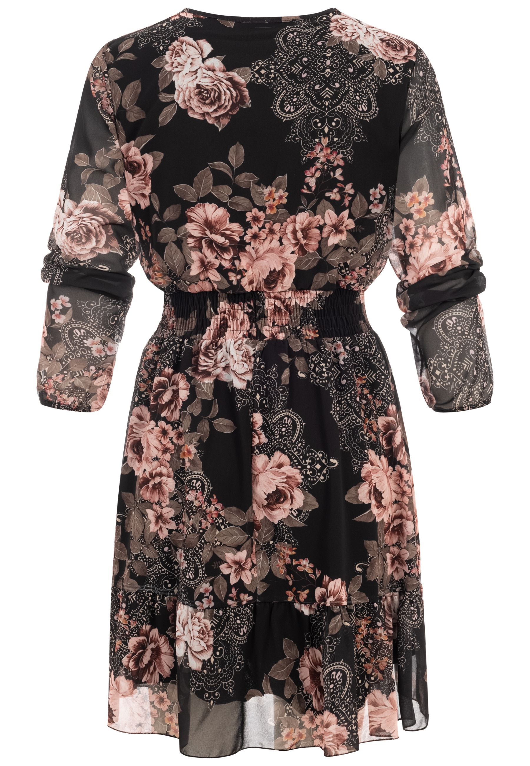 CLOUD 5IVE A-Linien-Kleid »CLOUD 5IVE Longsleeve Dress with flower print« 1 tlg.