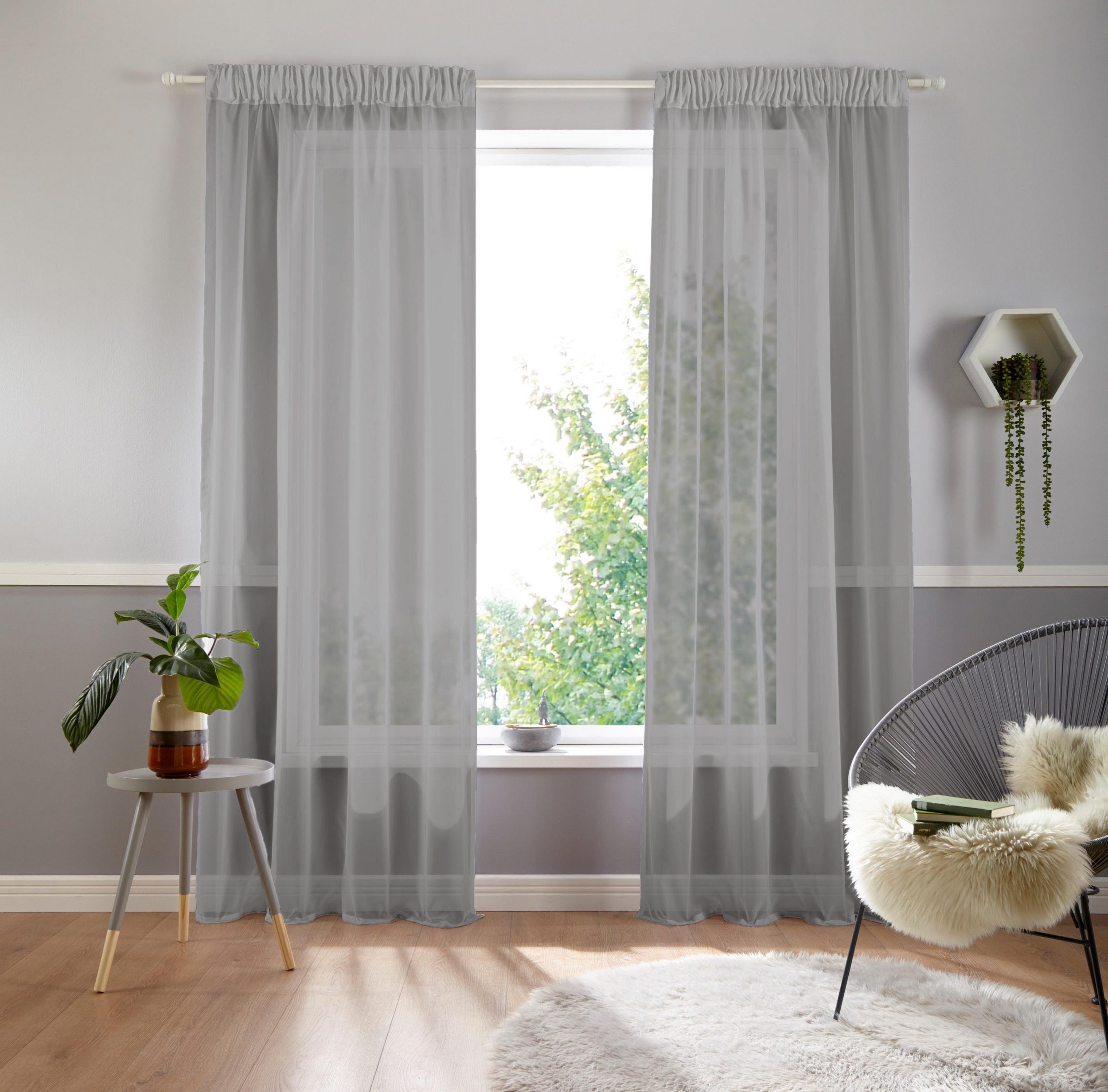 OTTO home Gardine "Ari" Multifunktionsband 1 Stk. tlg. Bestseller mit 4,5-Sterne-Bewertung