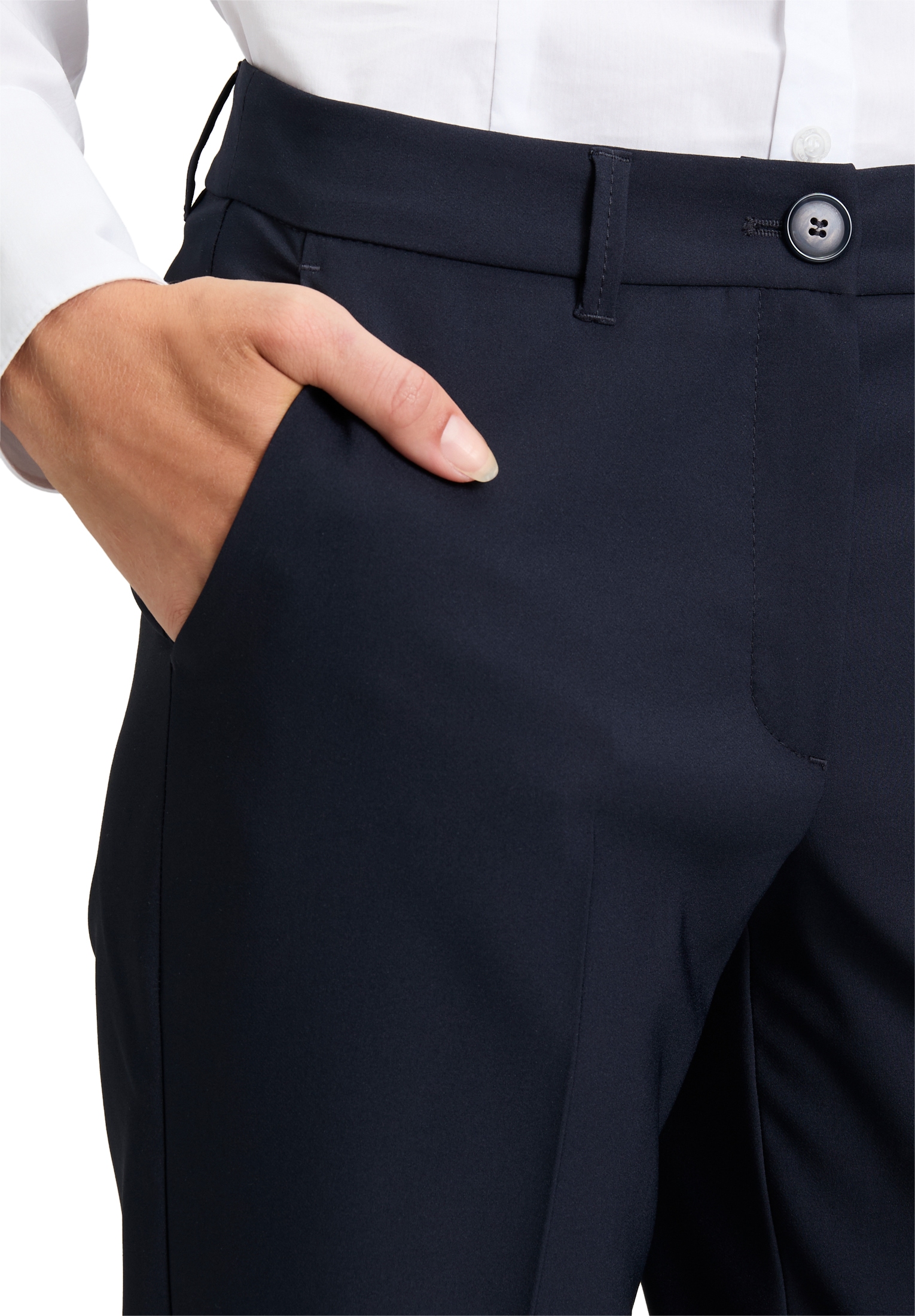 Betty Barclay Bügelfaltenhose »Betty Barclay Damen Businesshose mit Bügelfalte«, Material
