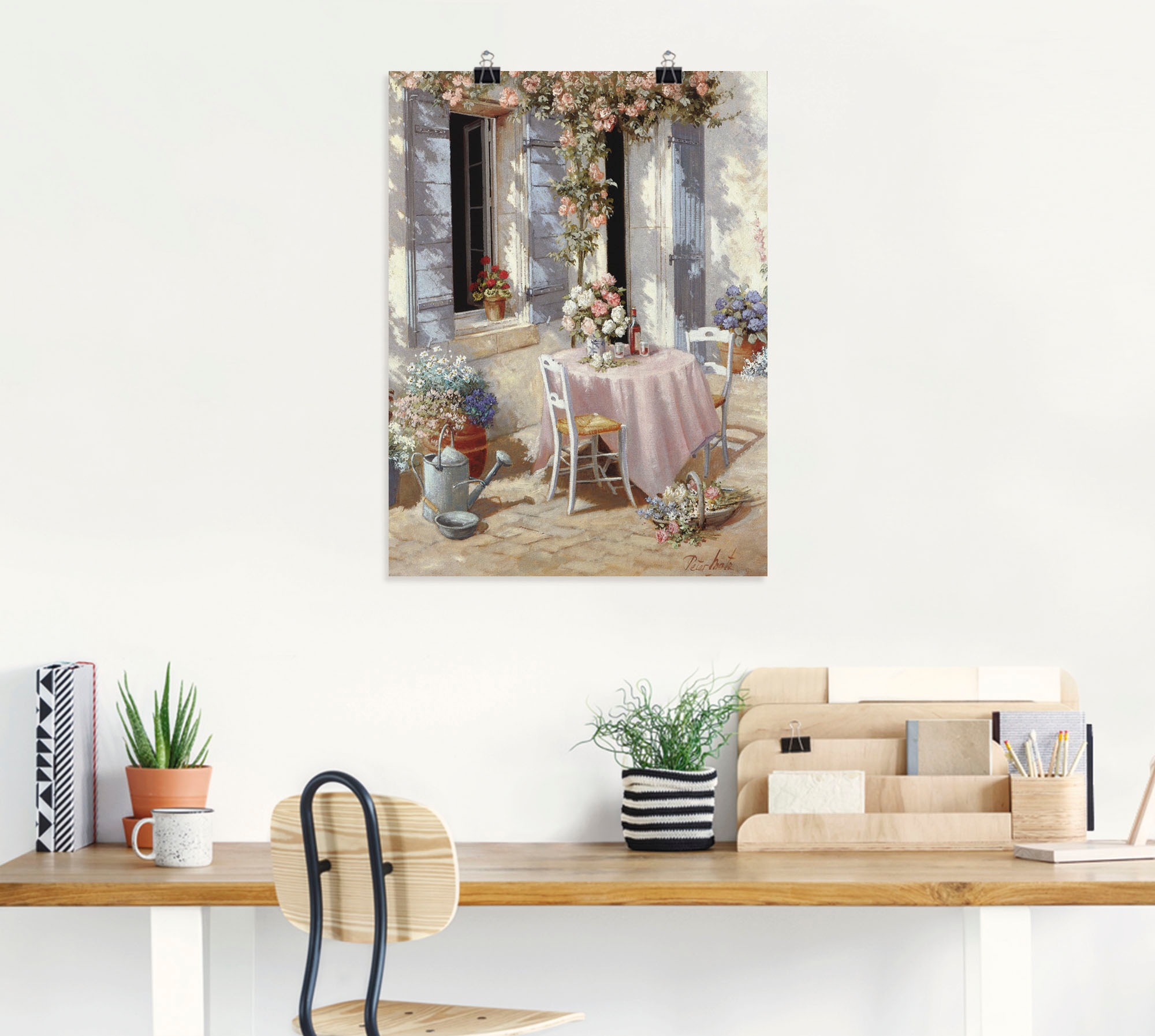 Thumbnail - Artland Wandbild "Einladung" Garten 1 Stk. tlg. als Leinwandbild, Poster in verschied. Größen