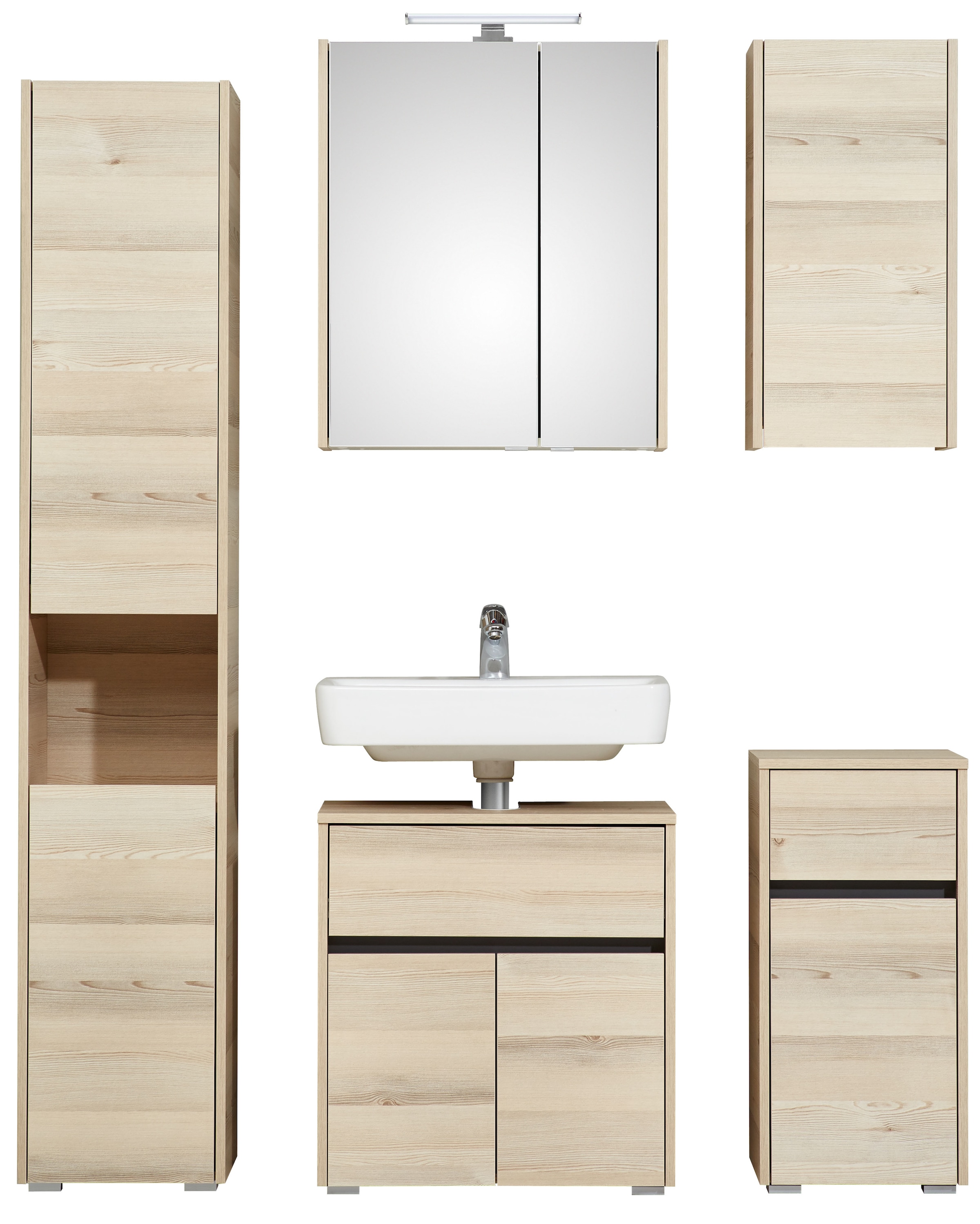 Saphir Badmöbel-Set »Quickset 393«, (Komplett-Set, 5 St.)