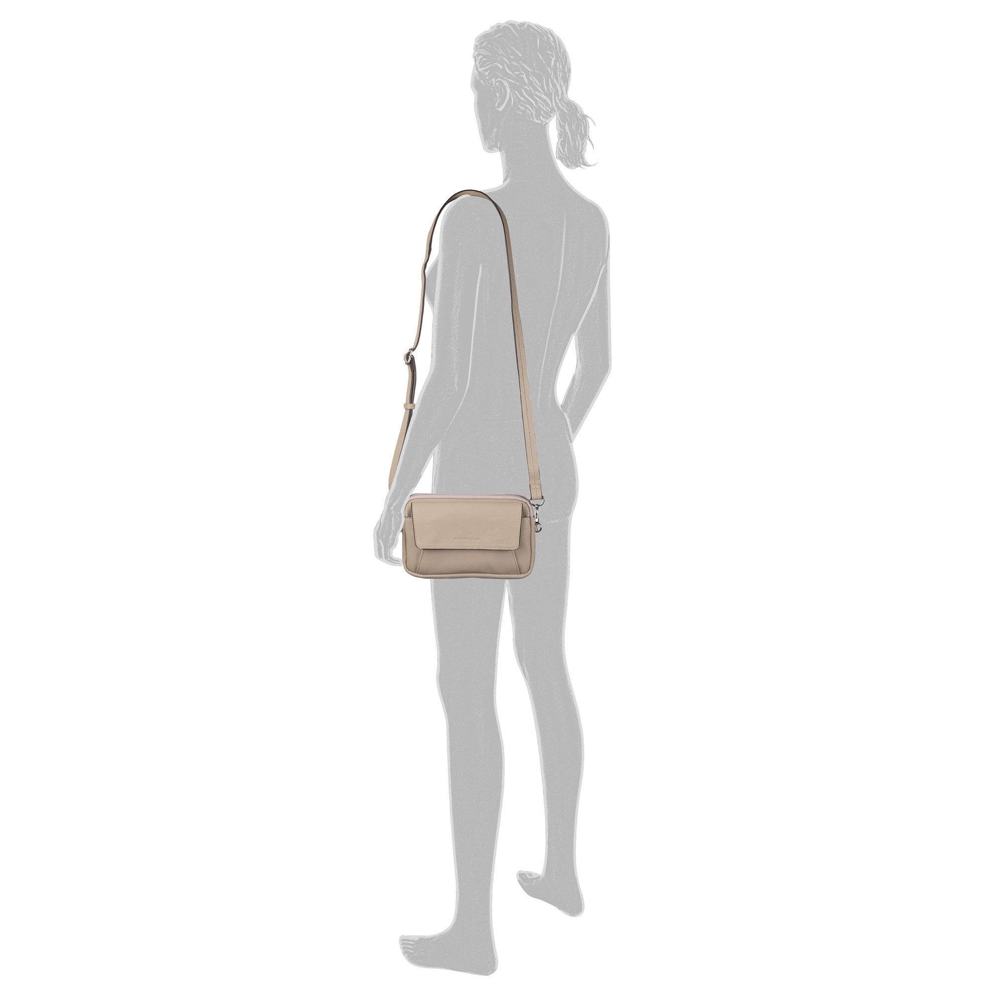 Thumbnail - TOM TAILOR "Tilly" aus fein genarbte Lederimitat im Doppelkammer-Modell mit viel Platz