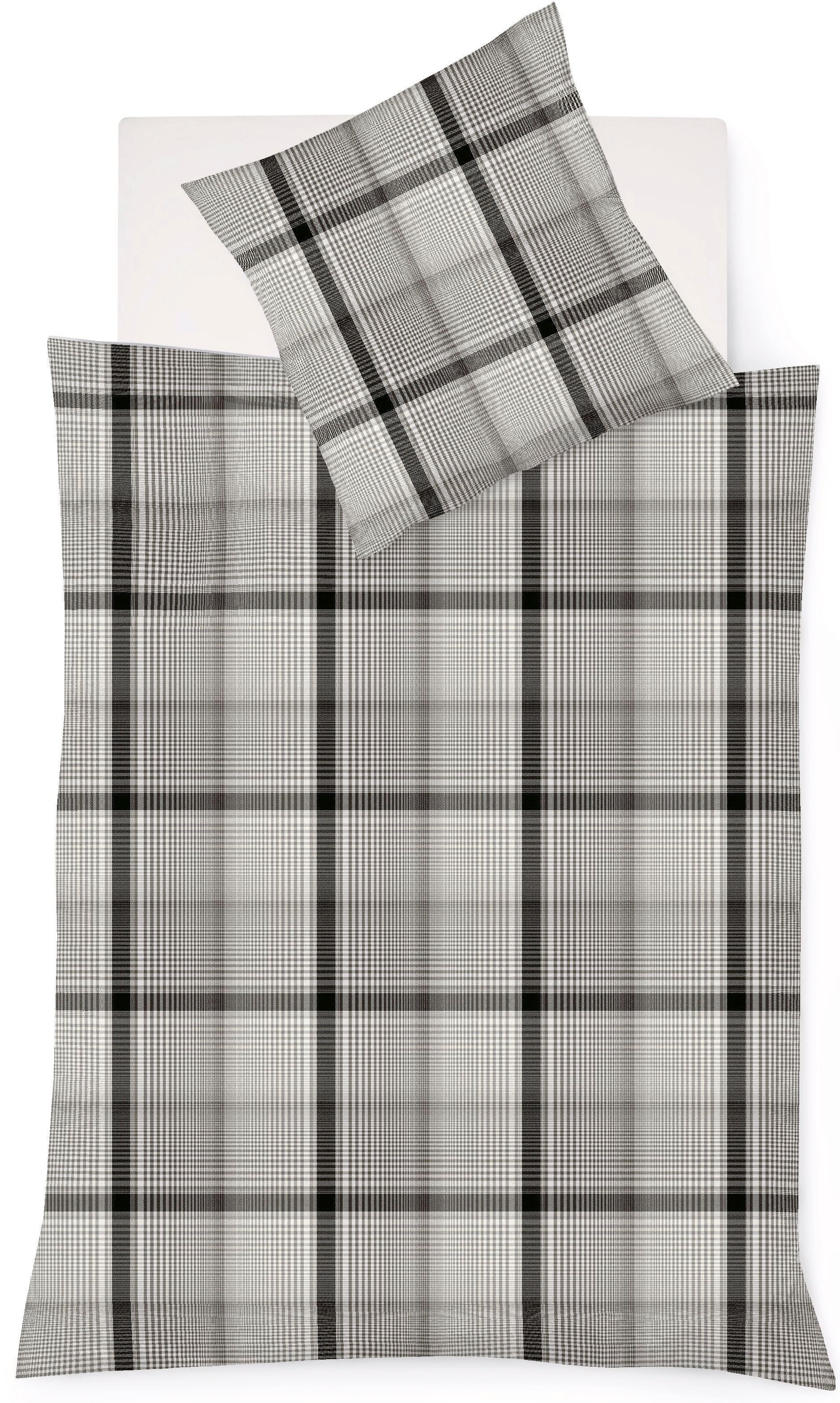 fleuresse Bettwäsche "Lech 4385" 2 Stk. Edelflanell, Baumwolle, in Gr. 135x200, 155x220, 200x200cm