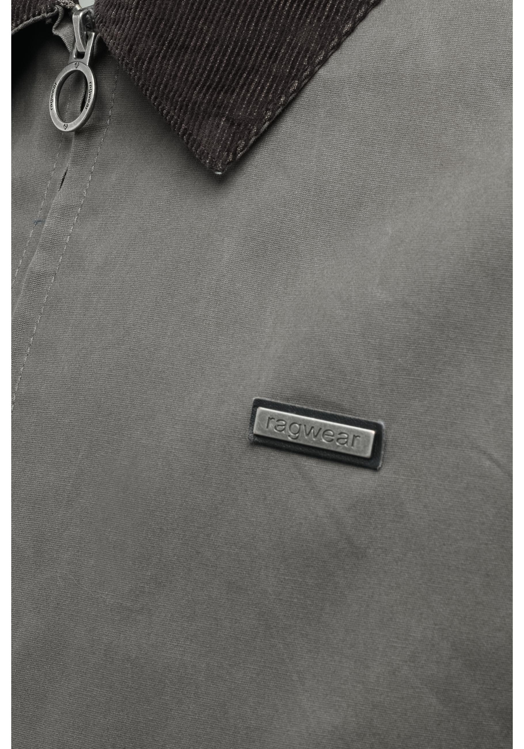 Ragwear Hemdjacke »Hertan Vintage« ohne Kapuze Leichte Herren Übergangsjacke mit Hemdkragen
