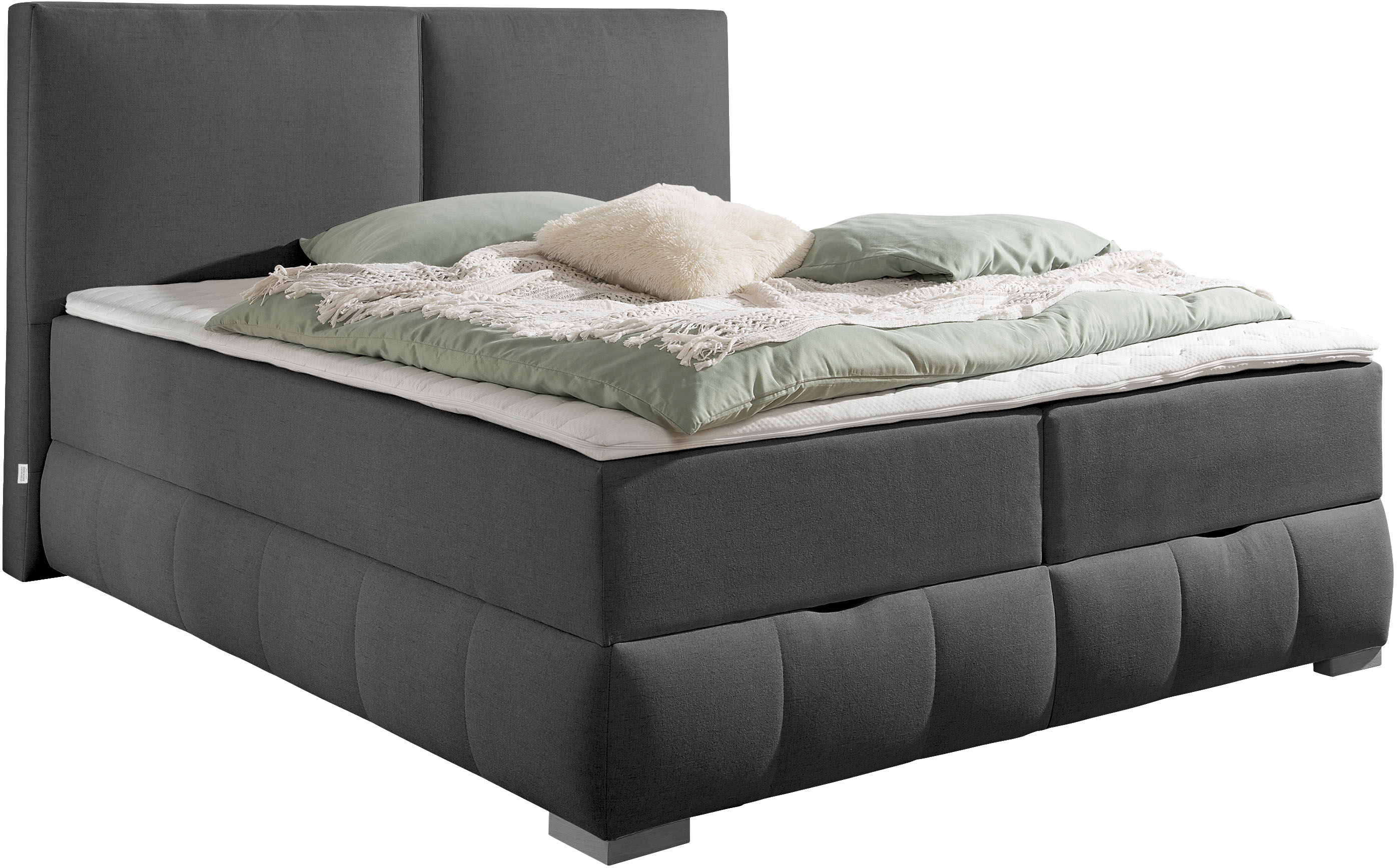 OTTO home "Wehma mit Kopfteil inkl. Bettkasten" in H2, H3 & H4 wählbar, inklusive Topper