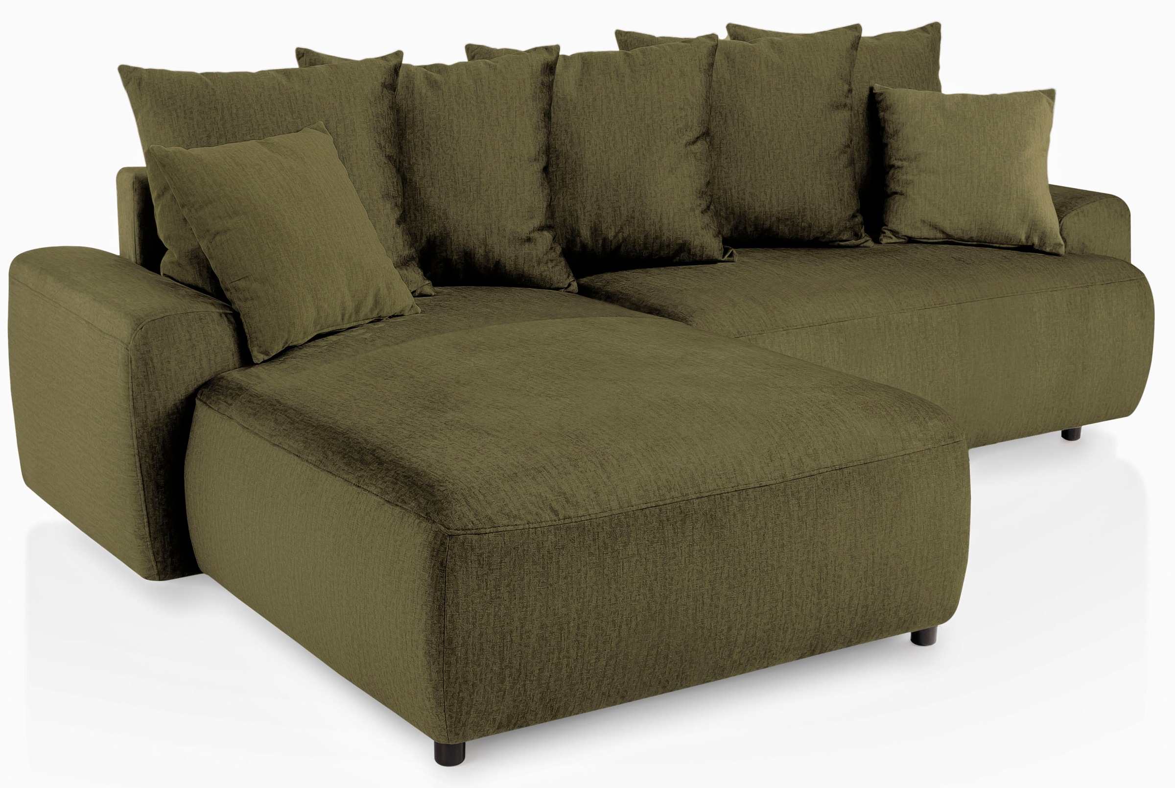 exxpo - sofa fashion Ecksofa »Game, L-Form«, inkl. Bettfunktion, Bettkasten, Zier- und Rückenkissen