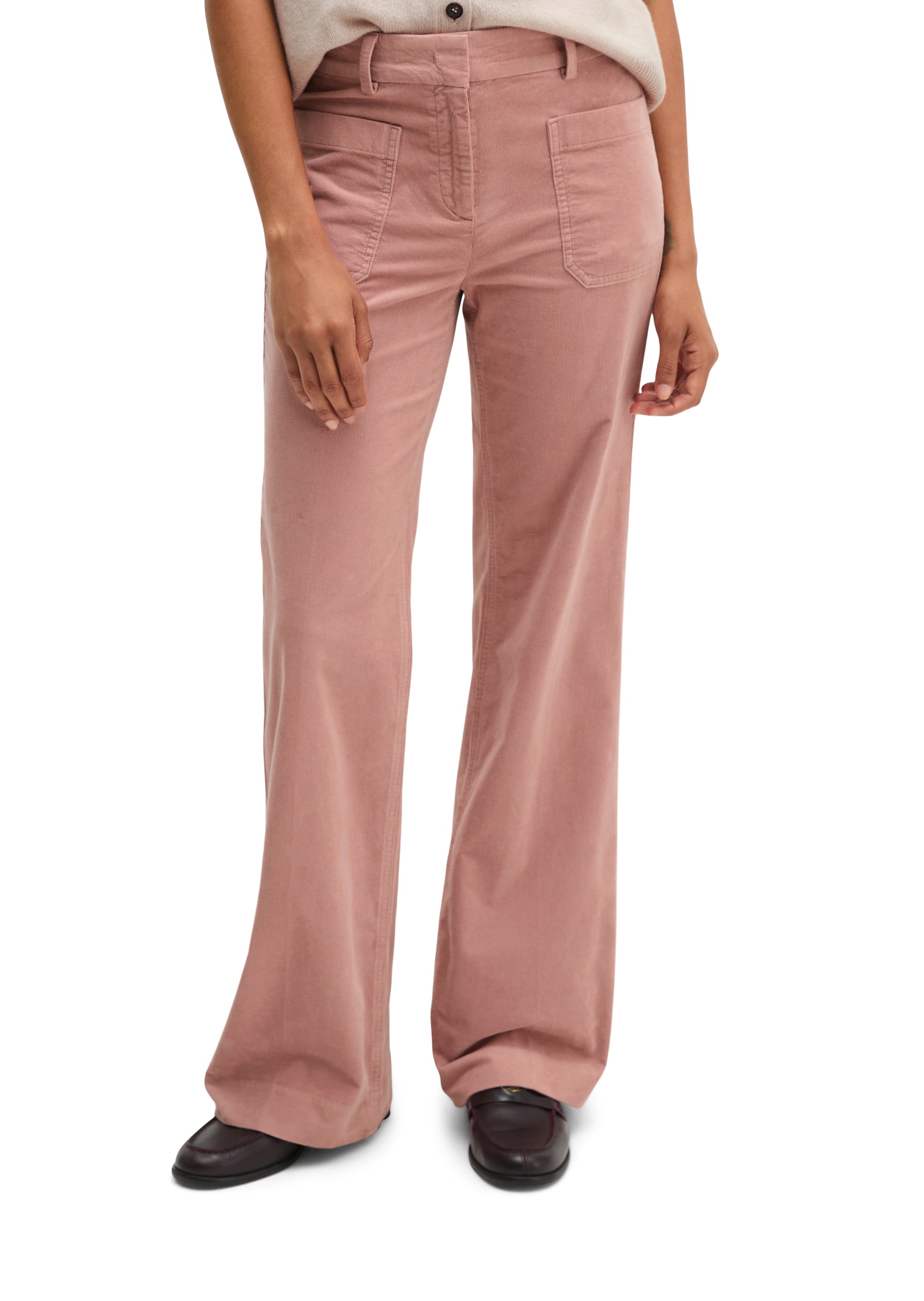 Marc OPolo "MARTHE FLARED" aus Stretch-Baumwolle, Flared Fit