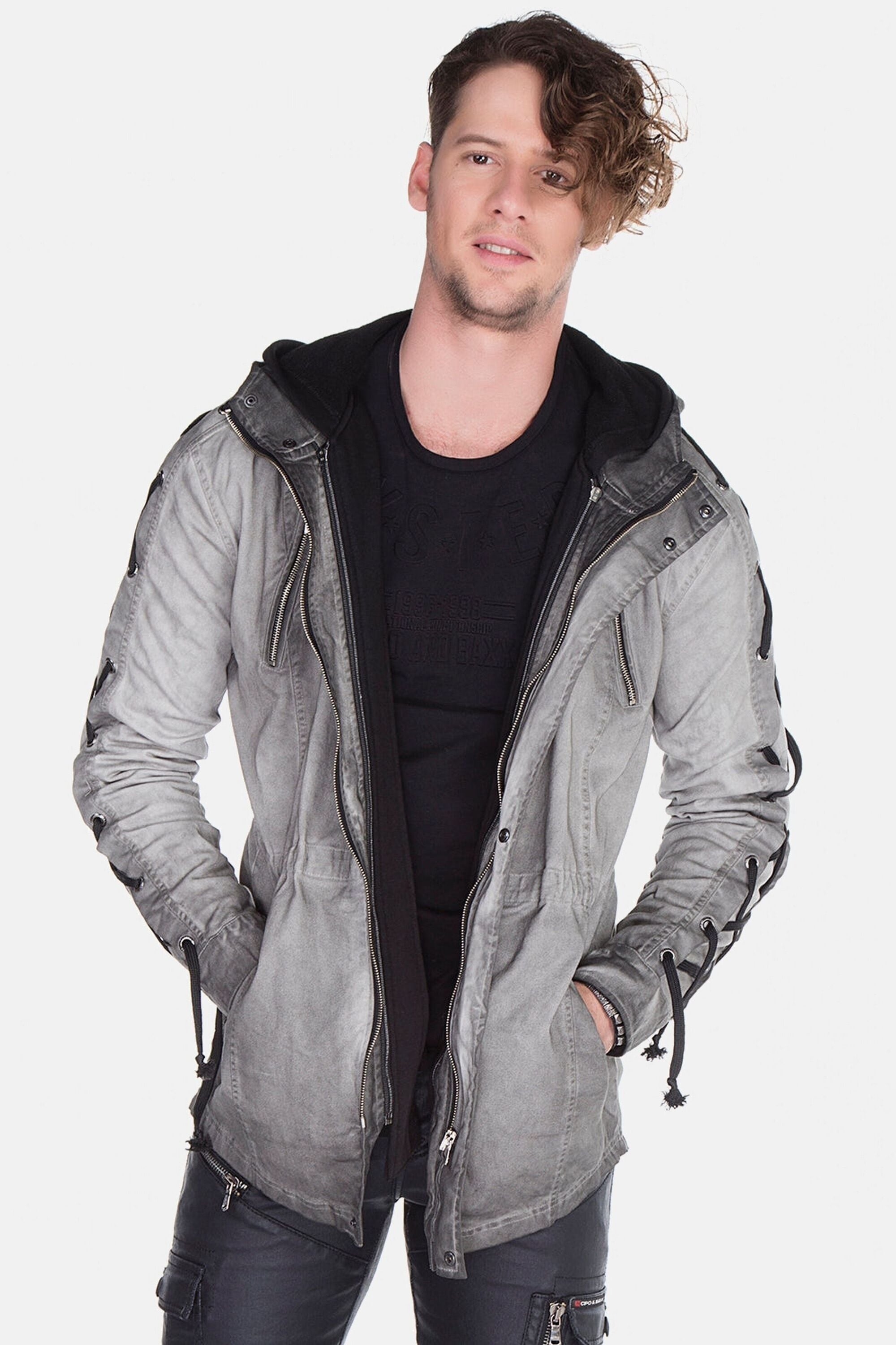 Outdoorjacke »Jacke«, mit Kapuze, mit Rückendetail, CJ-183