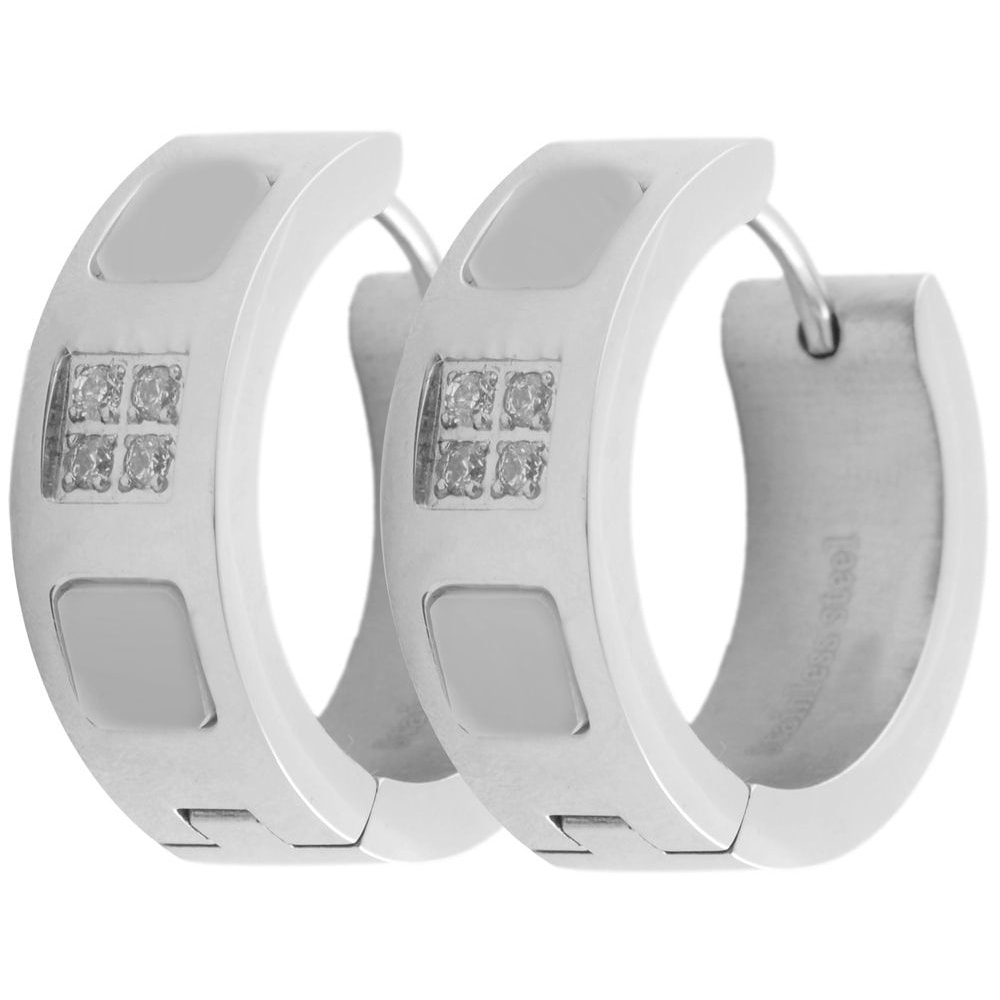 Adelia´s Klappcreolen "Damen Ohrringe – Klappcreole aus Edelstahl" Ein Gesc günstig online kaufen