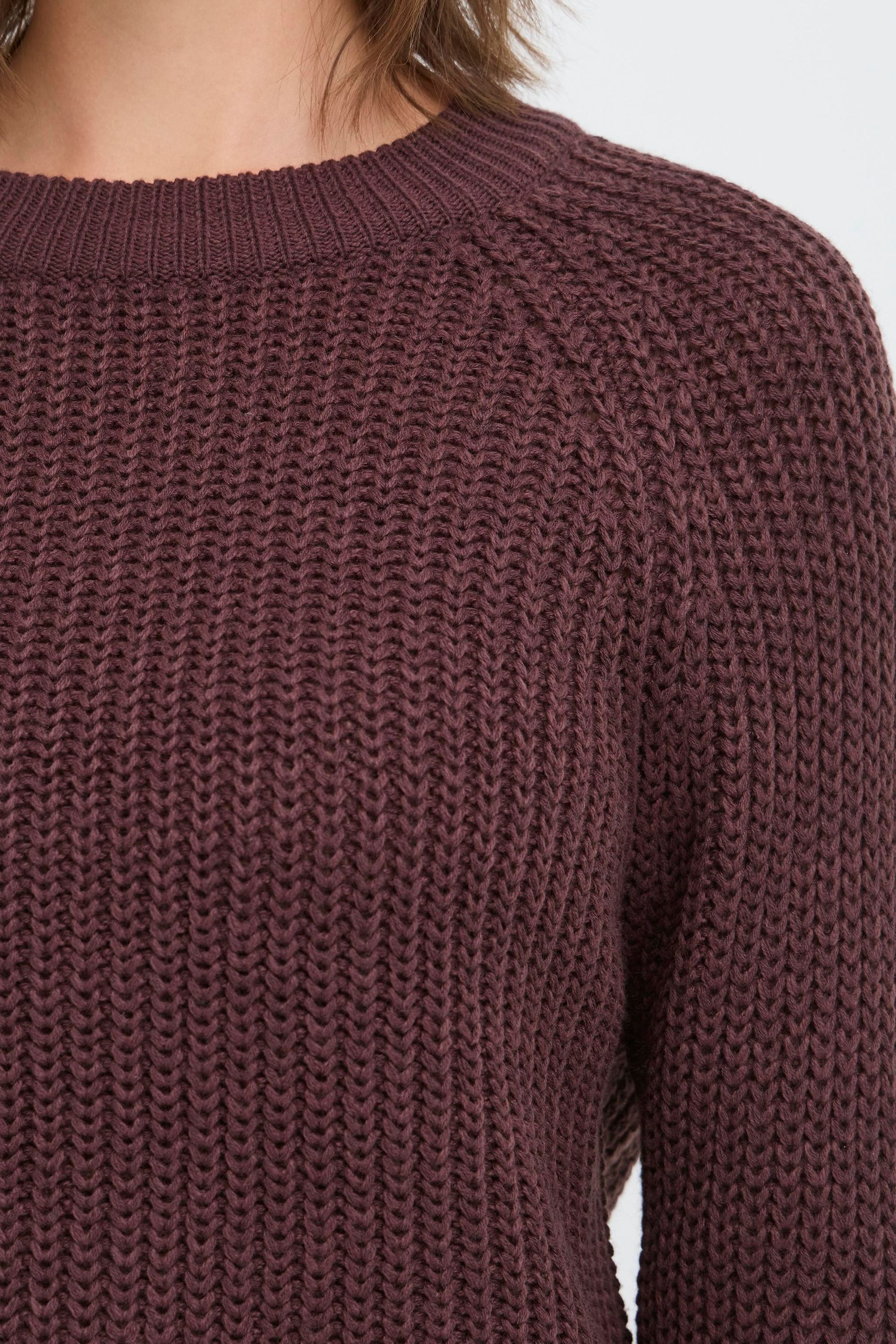 OXMO Strickfleece-Pullover »Strickpullover OXFKANNA«