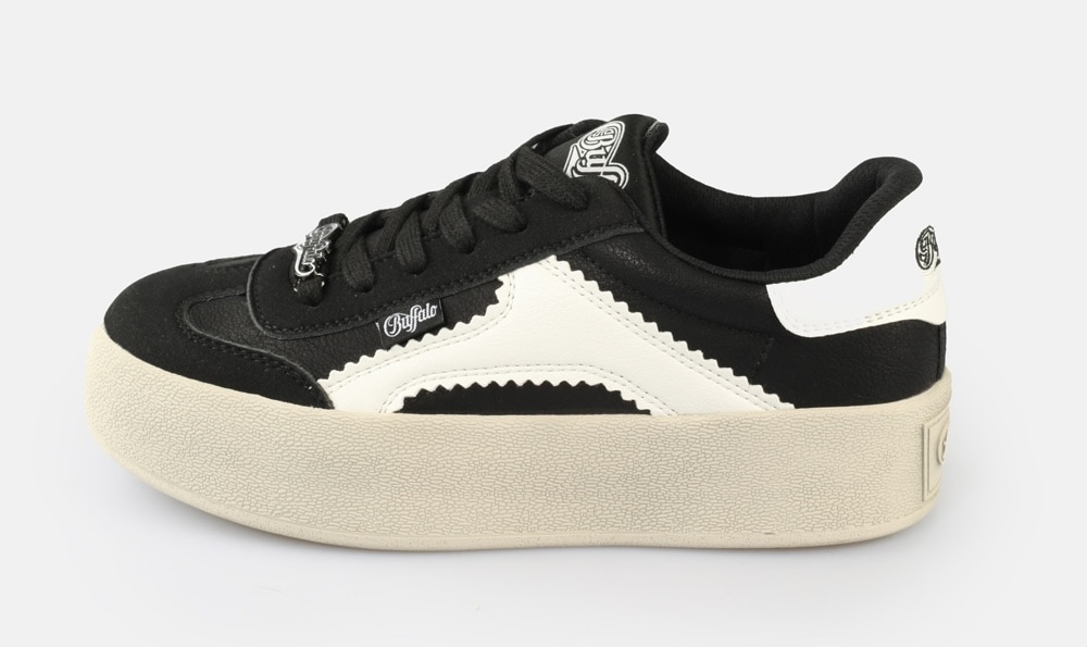 Buffalo Plateausneaker »CAJO«, Schnürschuh, Halbschuh, Retro-Sneaker, Freizeitschuh zum Schnüren