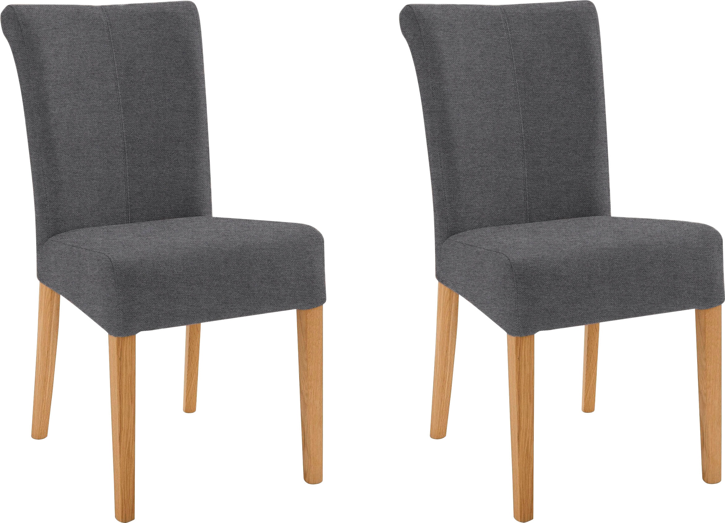 Home affaire 4-Fußstuhl "Barcelona" (Set) 2 Stk.Stuhlbeine aus Massivholz, günstig online kaufen